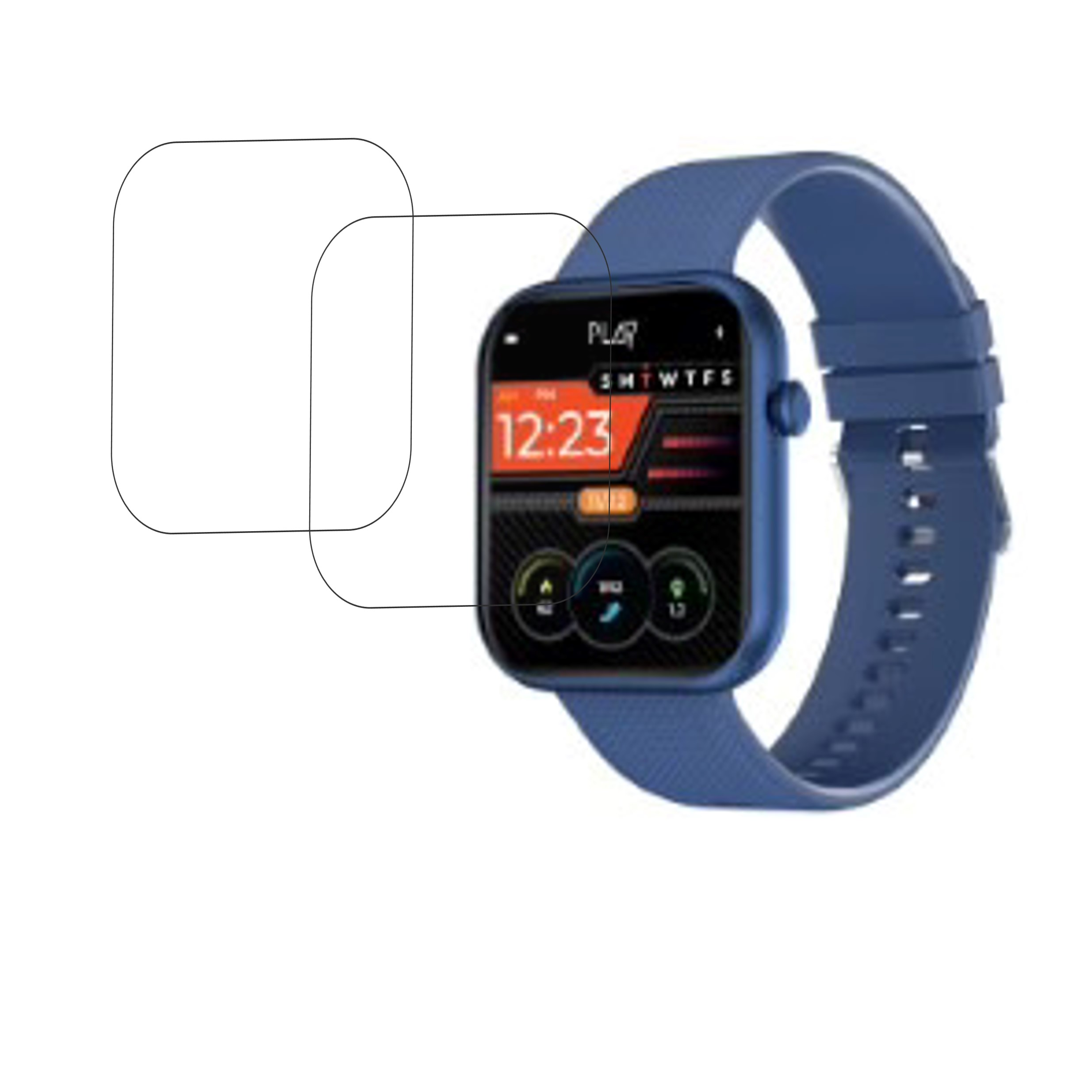 PLAYFIT DIAL 3 Smartwatch Screen Protector 9H Protective Compatible Flexible