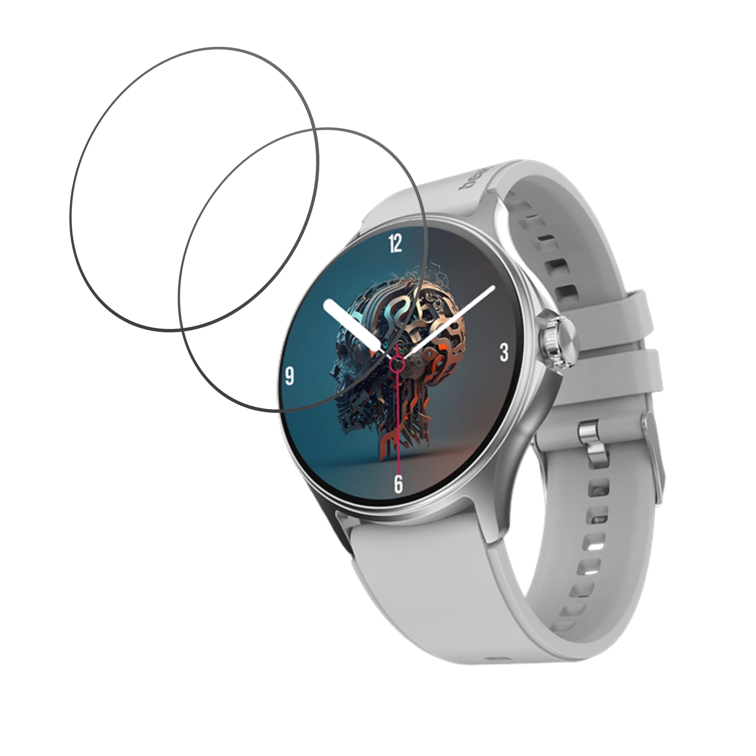 beatXP Sigma Smartwatch Smartwatch Screen Protector 9H Protective Compatible Flexible