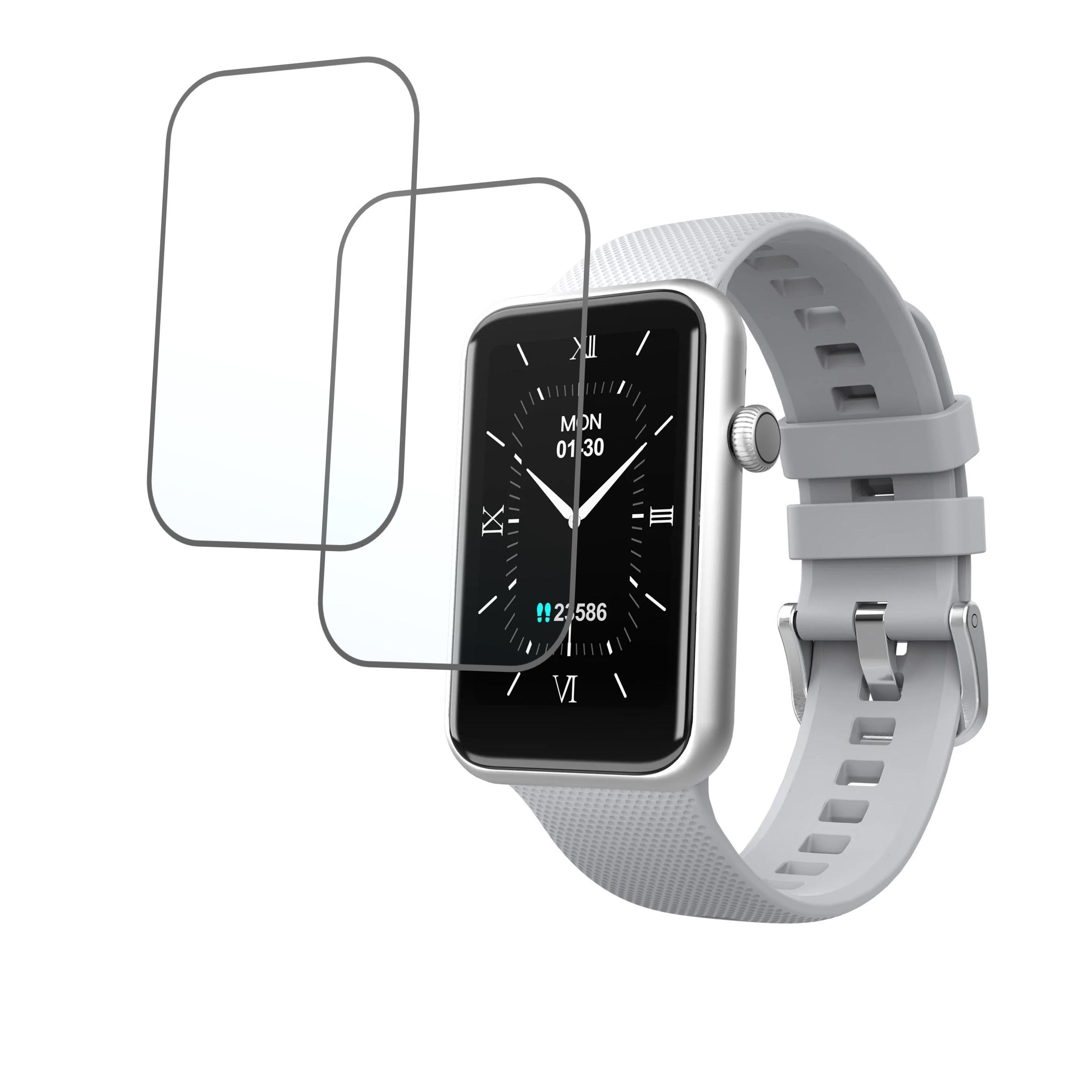 Gizmore Gizfit Slate Smartwatch Screen Protector 9H Protective Compatible Flexible