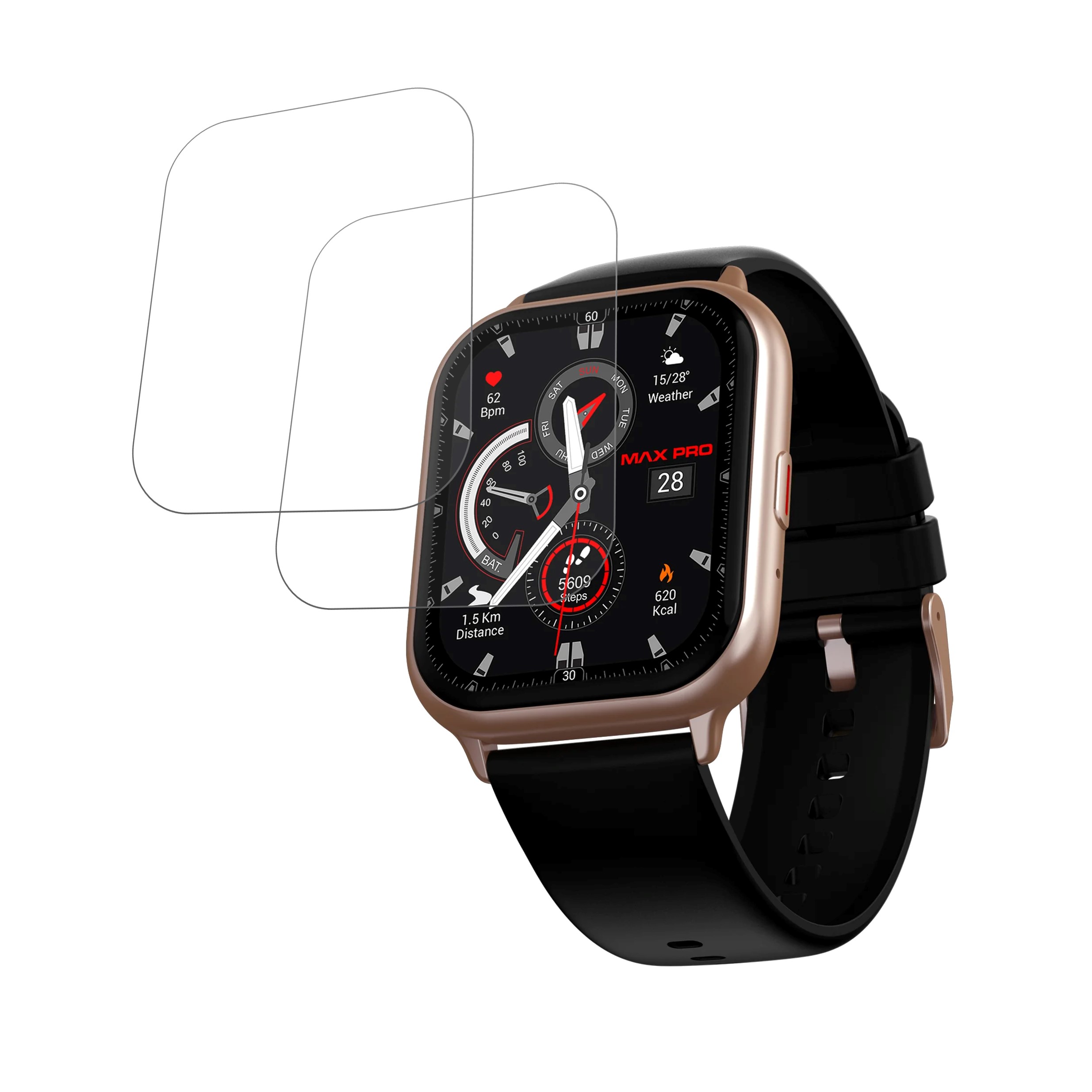 Maxima Max Pro Sky Smartwatch Screen Protector 9H Protective Compatible Flexible