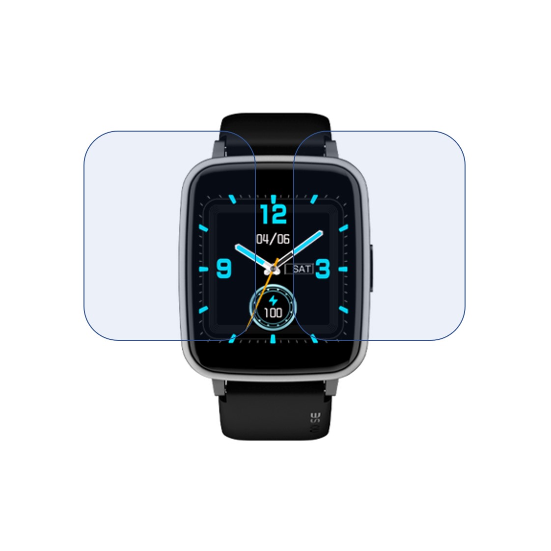Noise ColorFit Beat Smartwatch Screen Protector 9H Protective Compatible Flexible