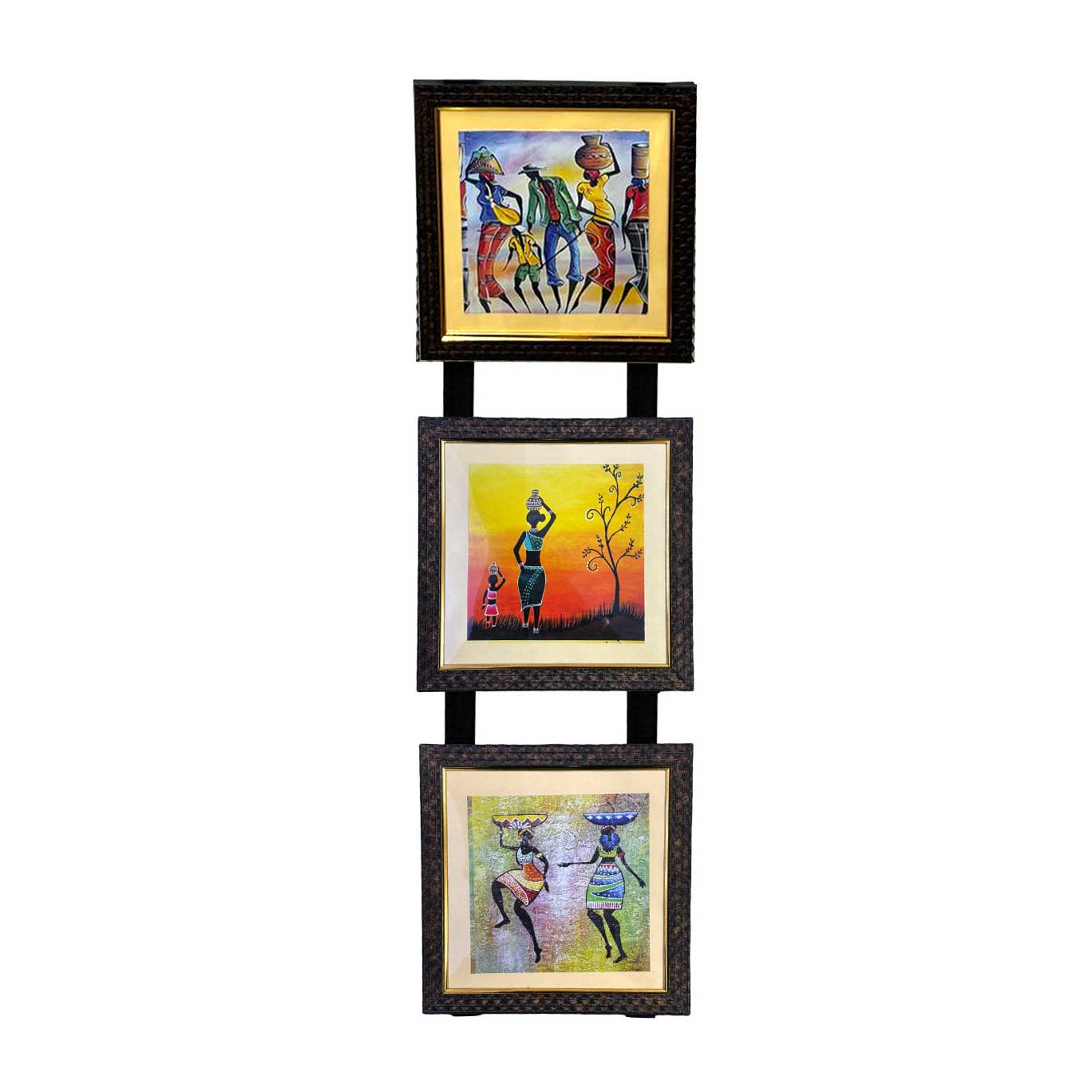 Hanging Wall Painting Janki Rajasthani Culture Wall picture Canvas (With Frame)