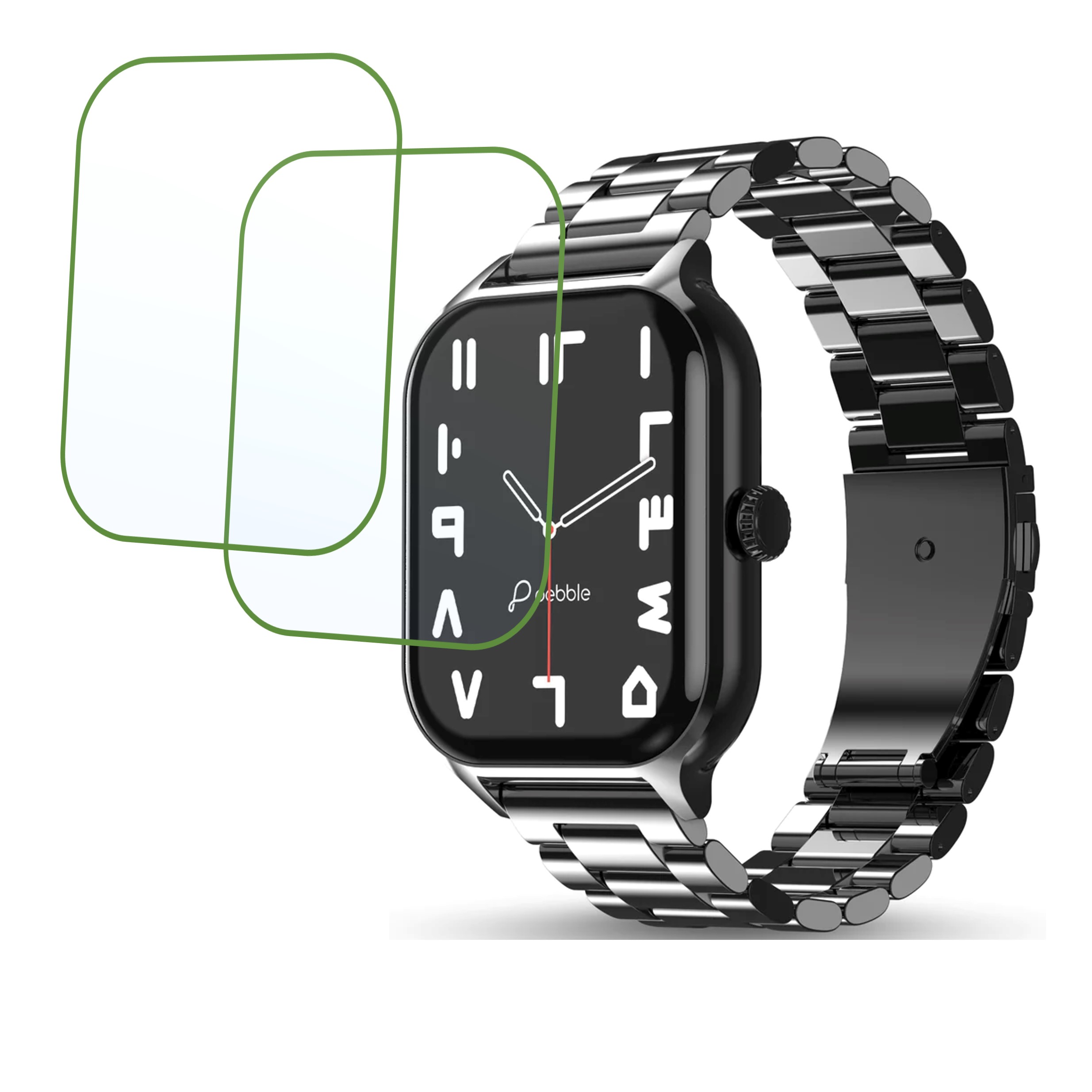 Pebble Elevate Smartwatch Screen Protector 9H Protective Compatible Flexible