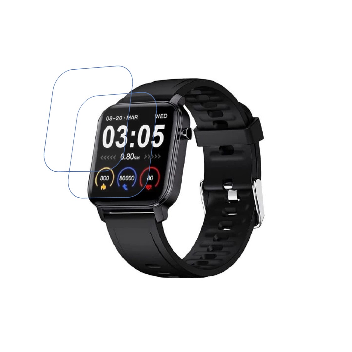 Maxima Max Pro X2 Smartwatch Screen Protector 9H Protective Compatible Flexible