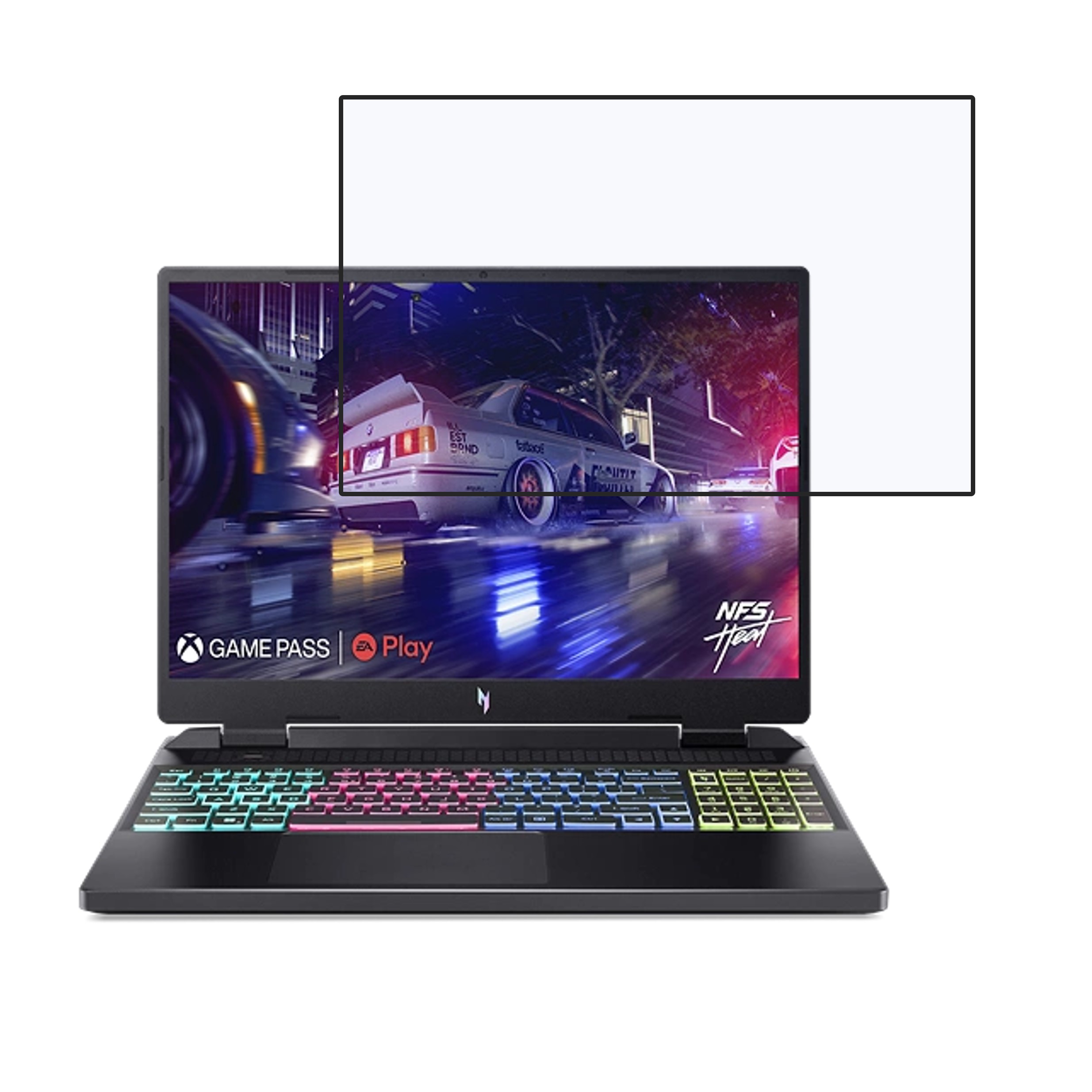 Acer Nitro 16 AMD (40.6 Cm / 16 inch) Laptop Screen protector 9H Flexible Unbreakable Scratch resistance 
