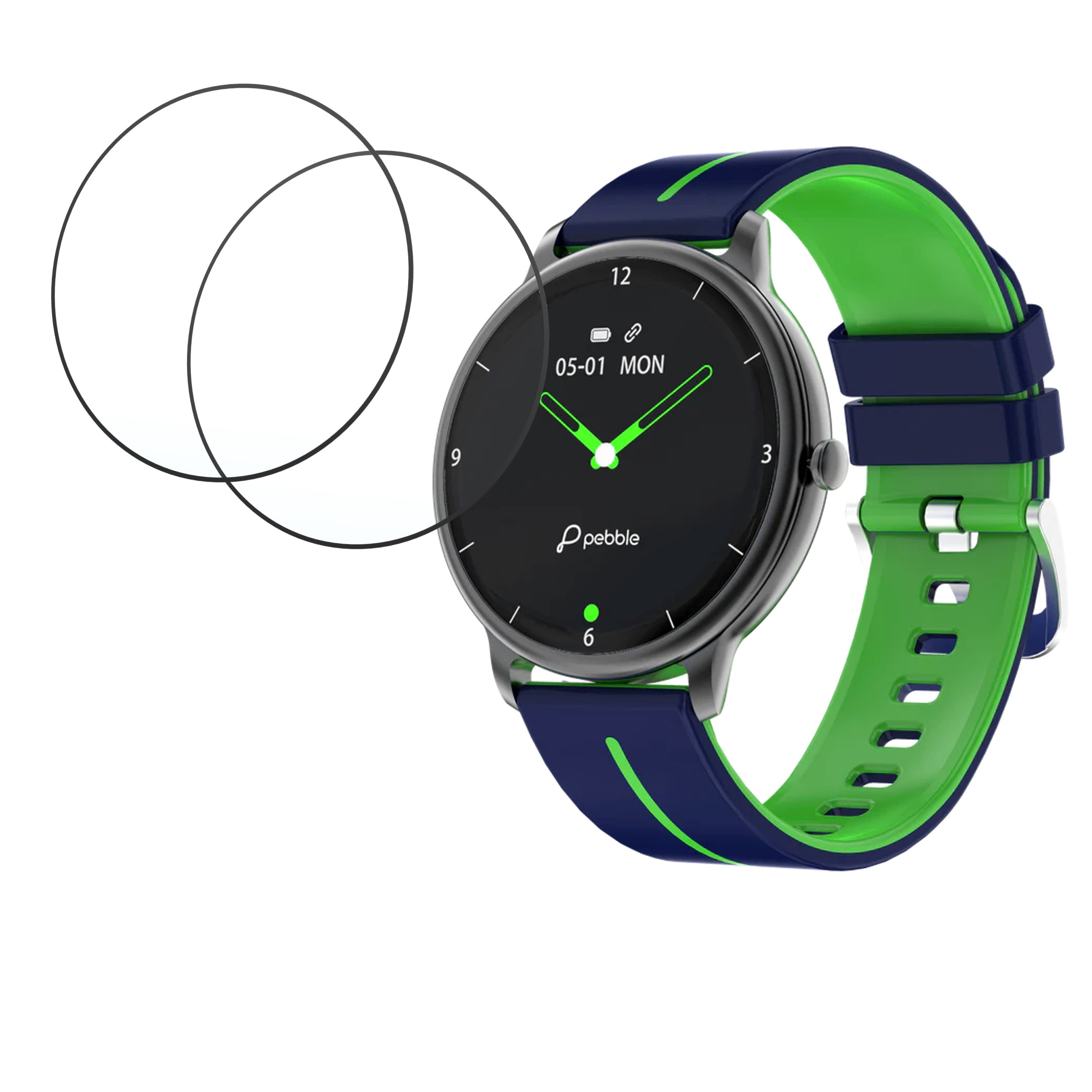 Pebble Magnum Smartwatch Screen Protector 9H Protective Compatible Flexible