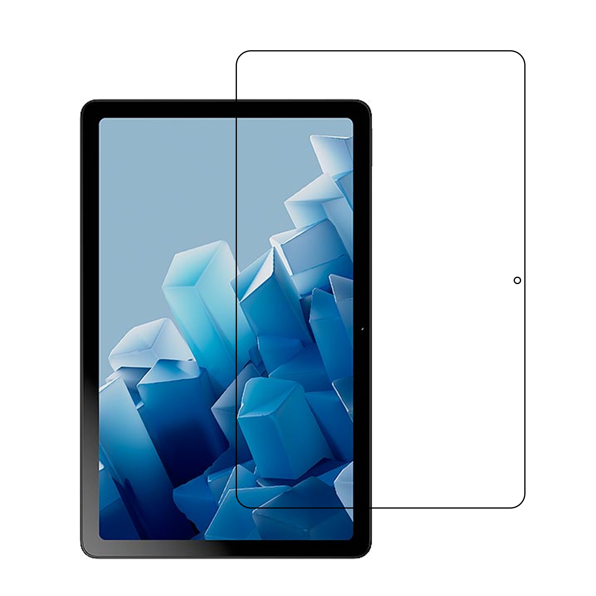 HMD T21 Tablet Screen Protector 9H Protective Compatible Flexible