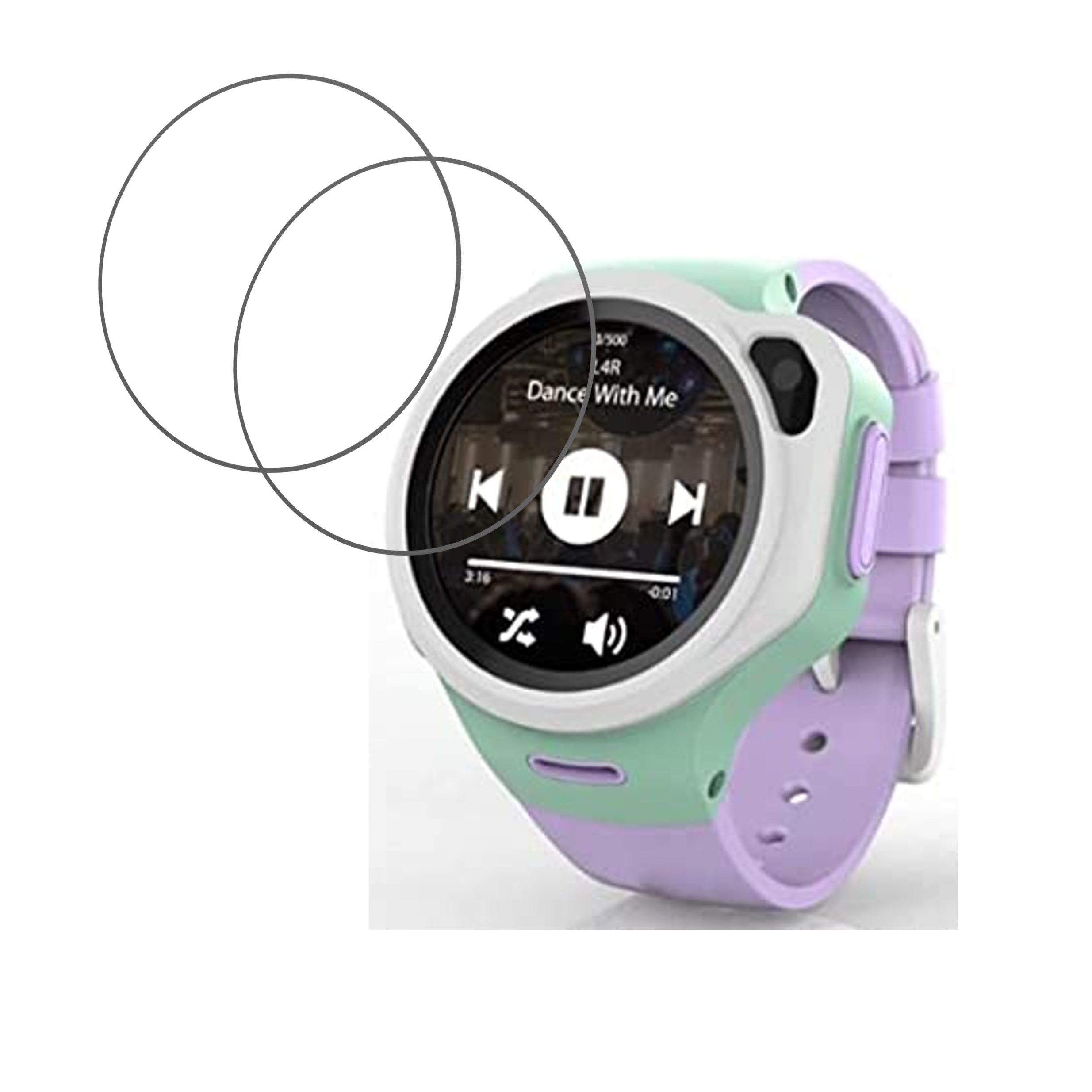 WatchOut Next-Gen Smartwatch Smartwatch Screen Protector 9H Protective Compatible Flexible