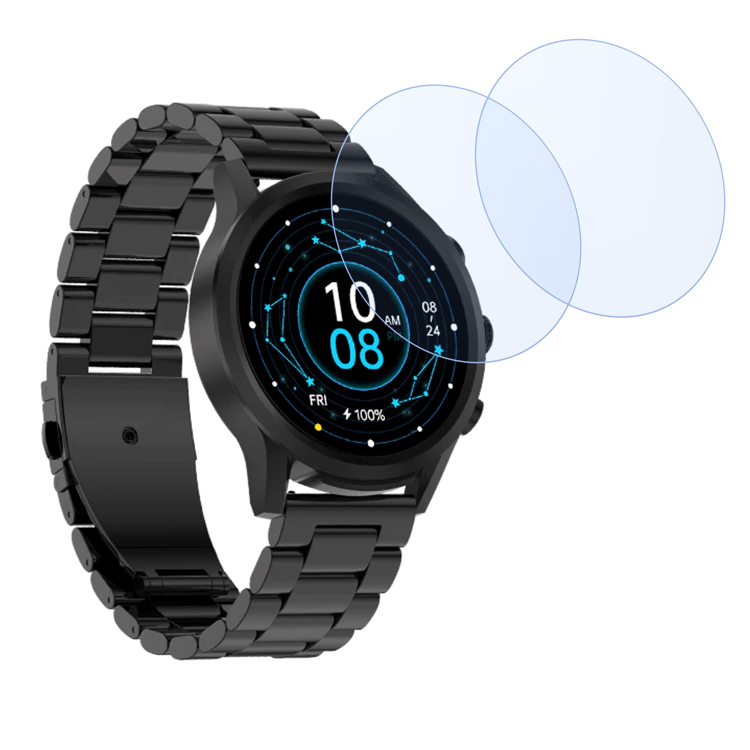 Fire Boltt Infinity Luxe Smartwatch Screen Protector 9H Protective Compatible Flexible