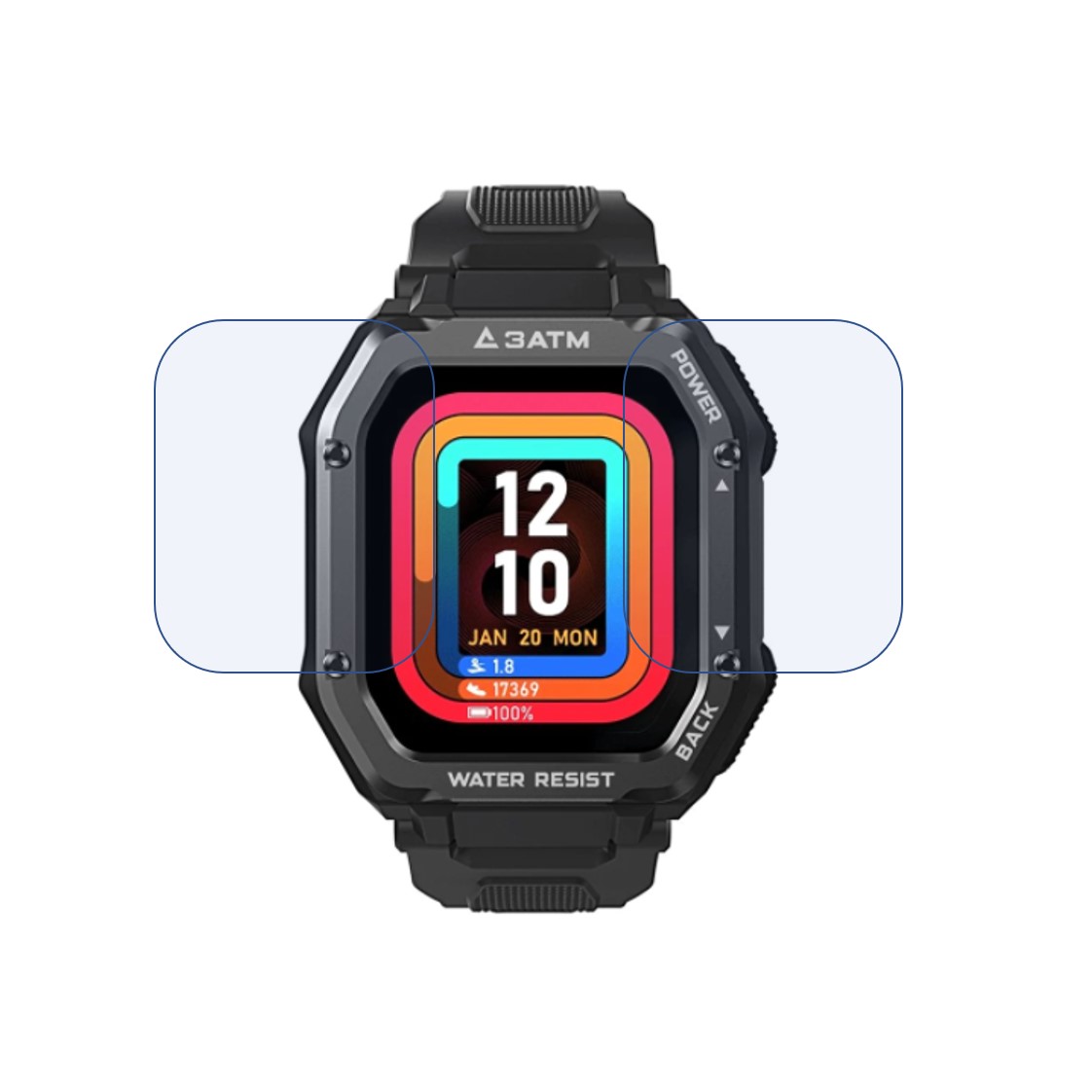 KOSPET ROCK Smartwatch Screen Protector 9H Protective Compatible Flexible