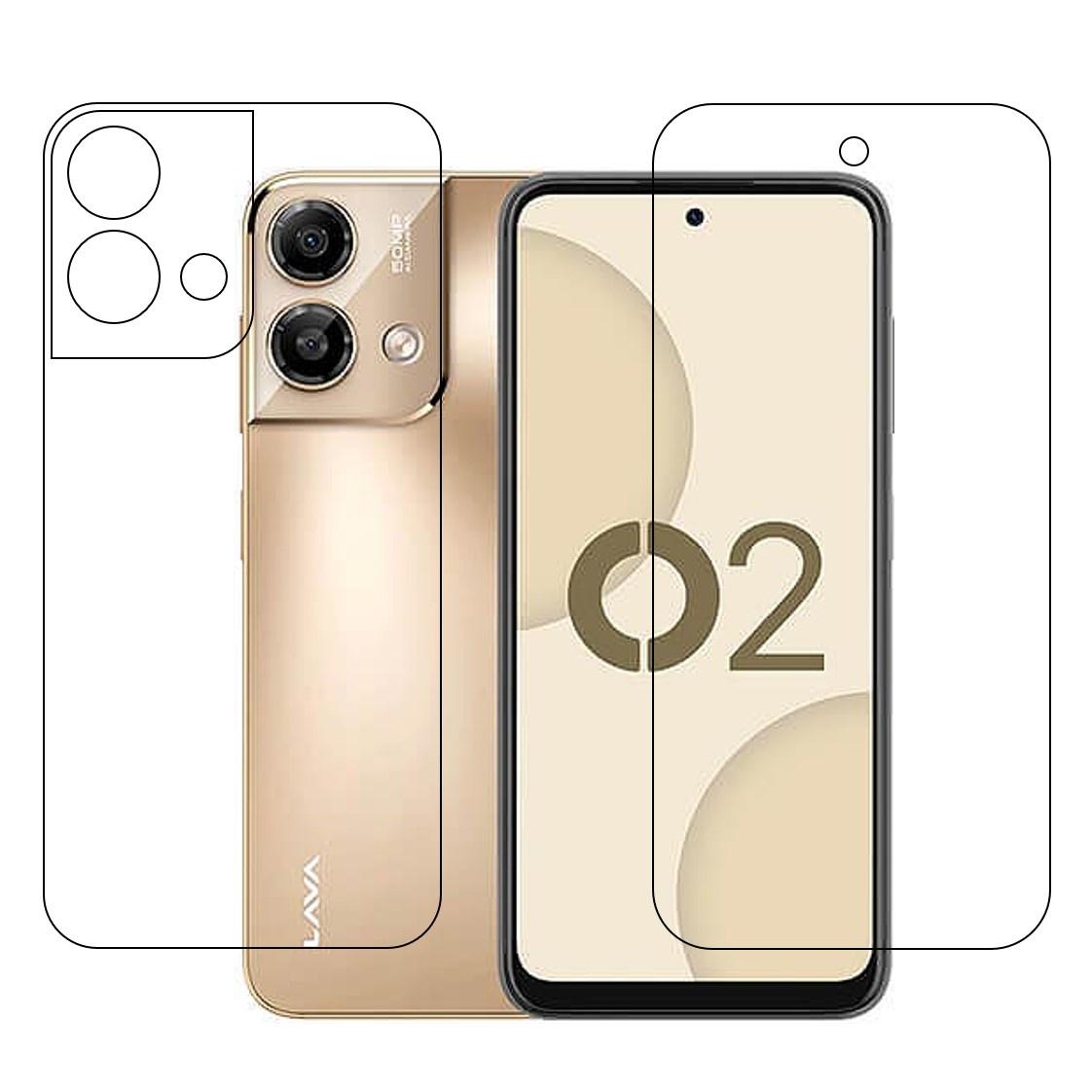 Lava O2 (Front & Back) 9H Protective Flexible Compatible Mobile Screen Protector