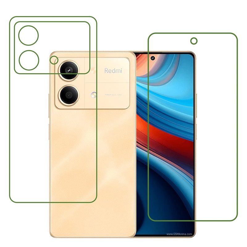 Xiaomi Redmi Note 13R Pro Protective Compatible Mobile Screen Protector For (Not a Tempered glass)