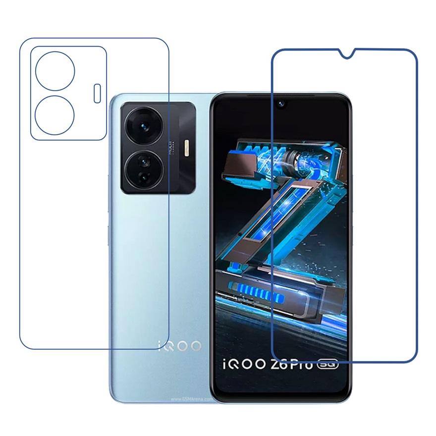 vivo iQOO Z6 Pro 9H Front & Back Flexible Compatible Mobile Screen Protector (Not a Tempered glass)