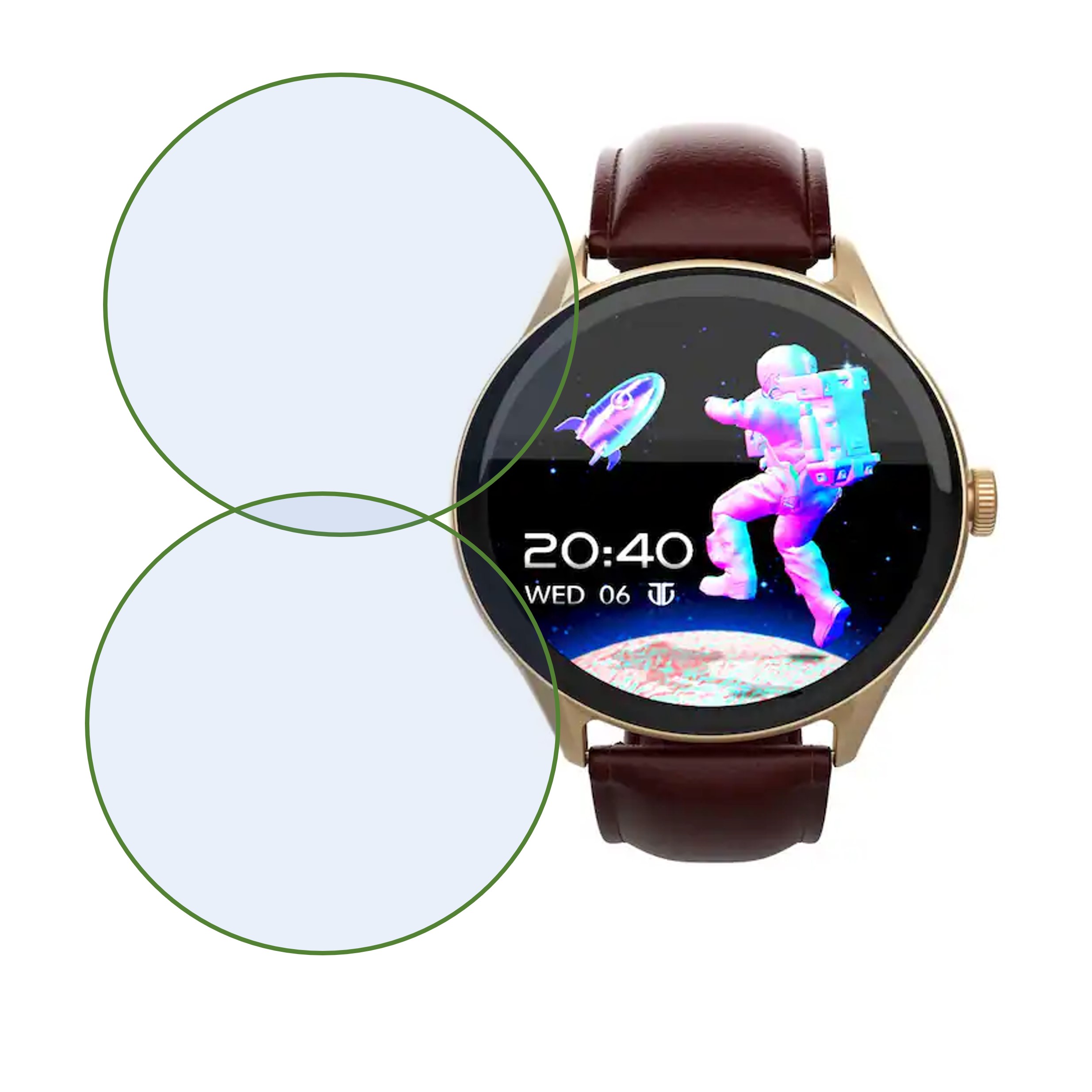 Titan Evoke Smartwatch Screen Protector 9H Protective Compatible Flexible
