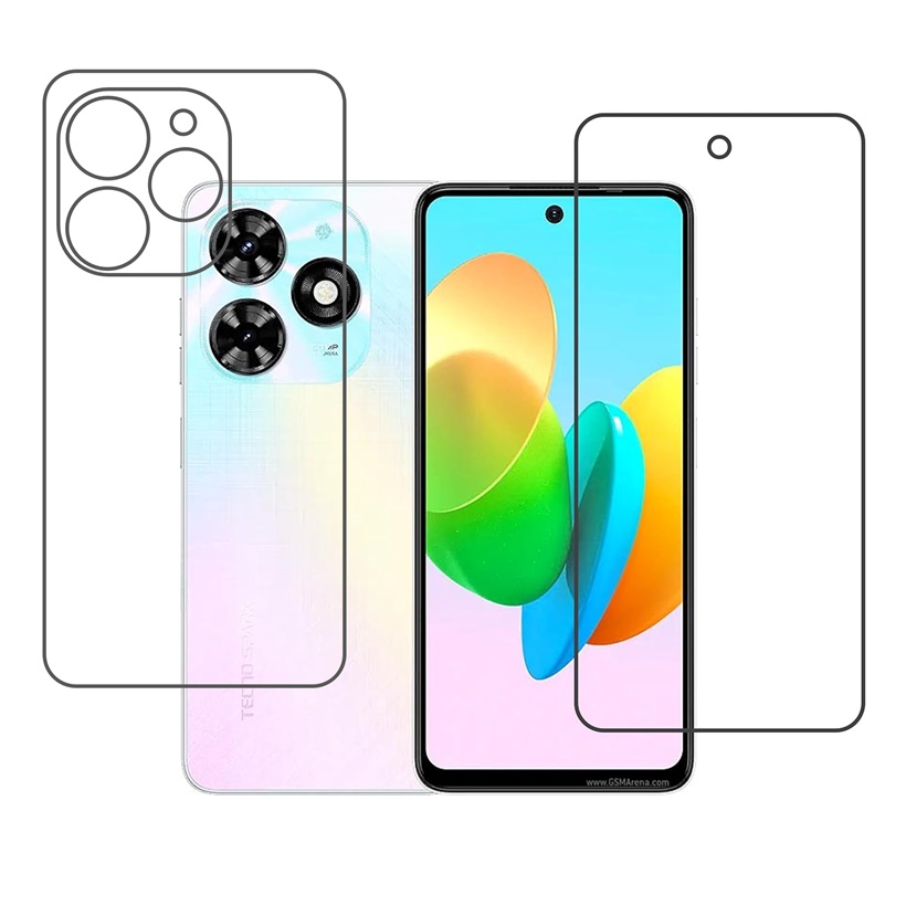 Tecno Spark 20C Protective Compatible Mobile Screen Protector For (Not a Tempered glass)