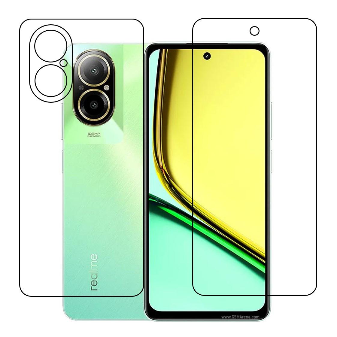 Realme 12 Lite (Front & Back) 9H Protective Flexible Compatible Mobile Screen Protector