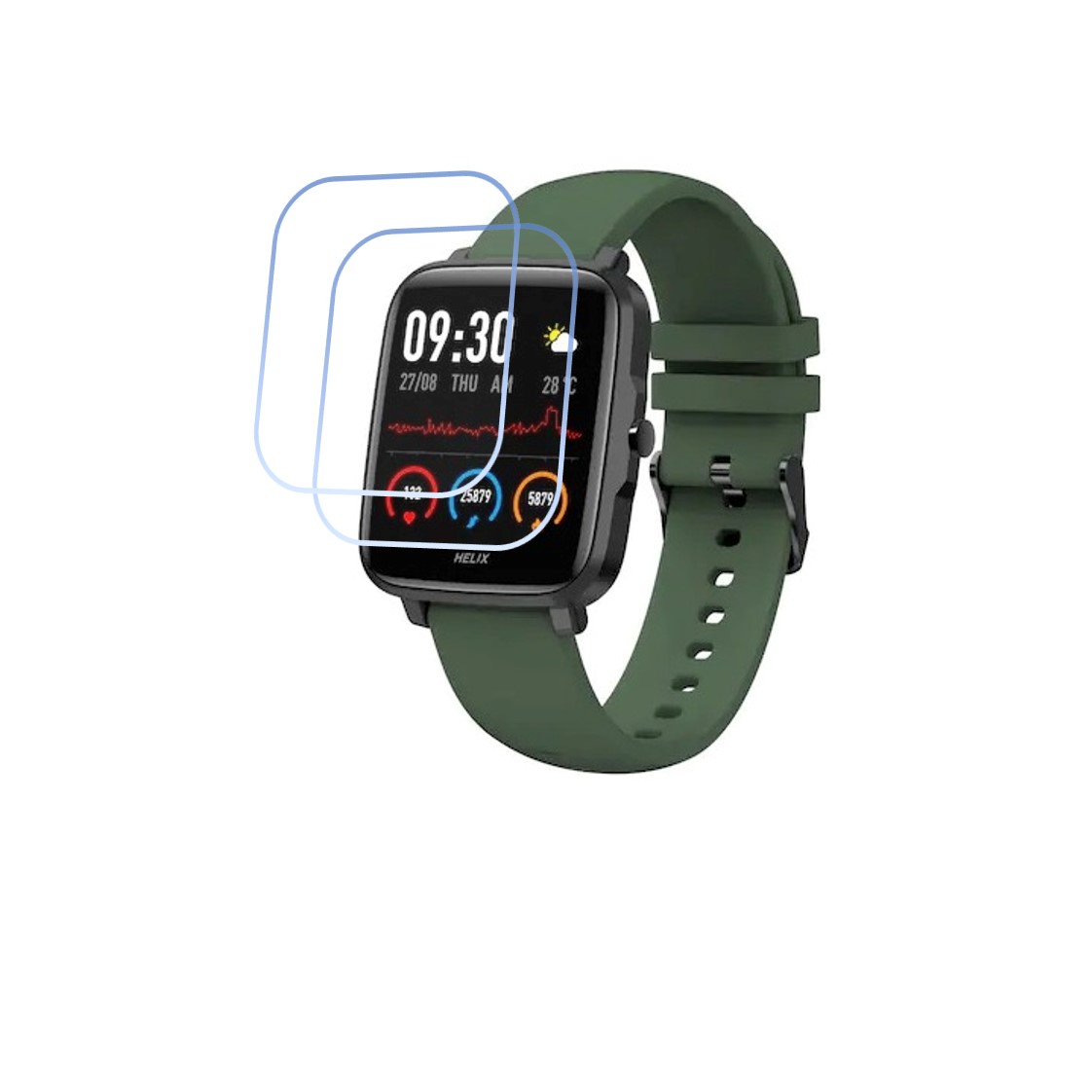 TIMEX Helix Smart 2.0 Smartwatch Screen Protector 9H Protective Compatible Flexible