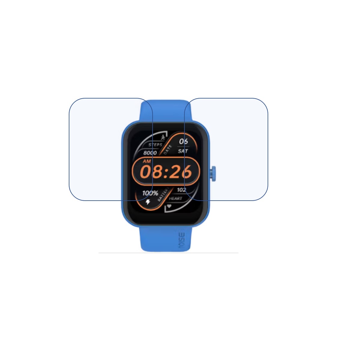 Noise ColorFit Pulse Grand Smartwatch Screen Protector 9H Protective Compatible Flexible