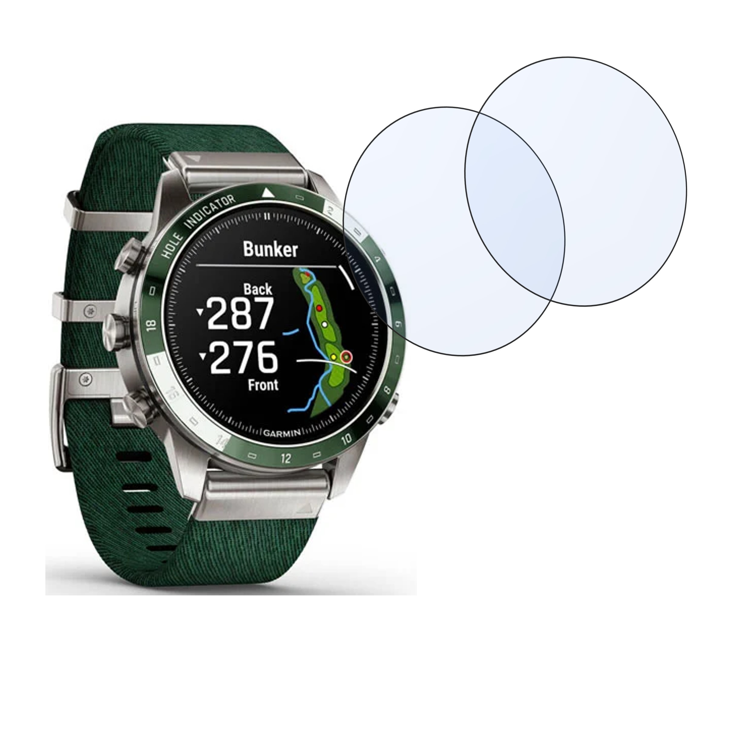 Garmin MARQ Golfer (Gen 2) Smartwatch Screen Protector 9H Protective Compatible Flexible