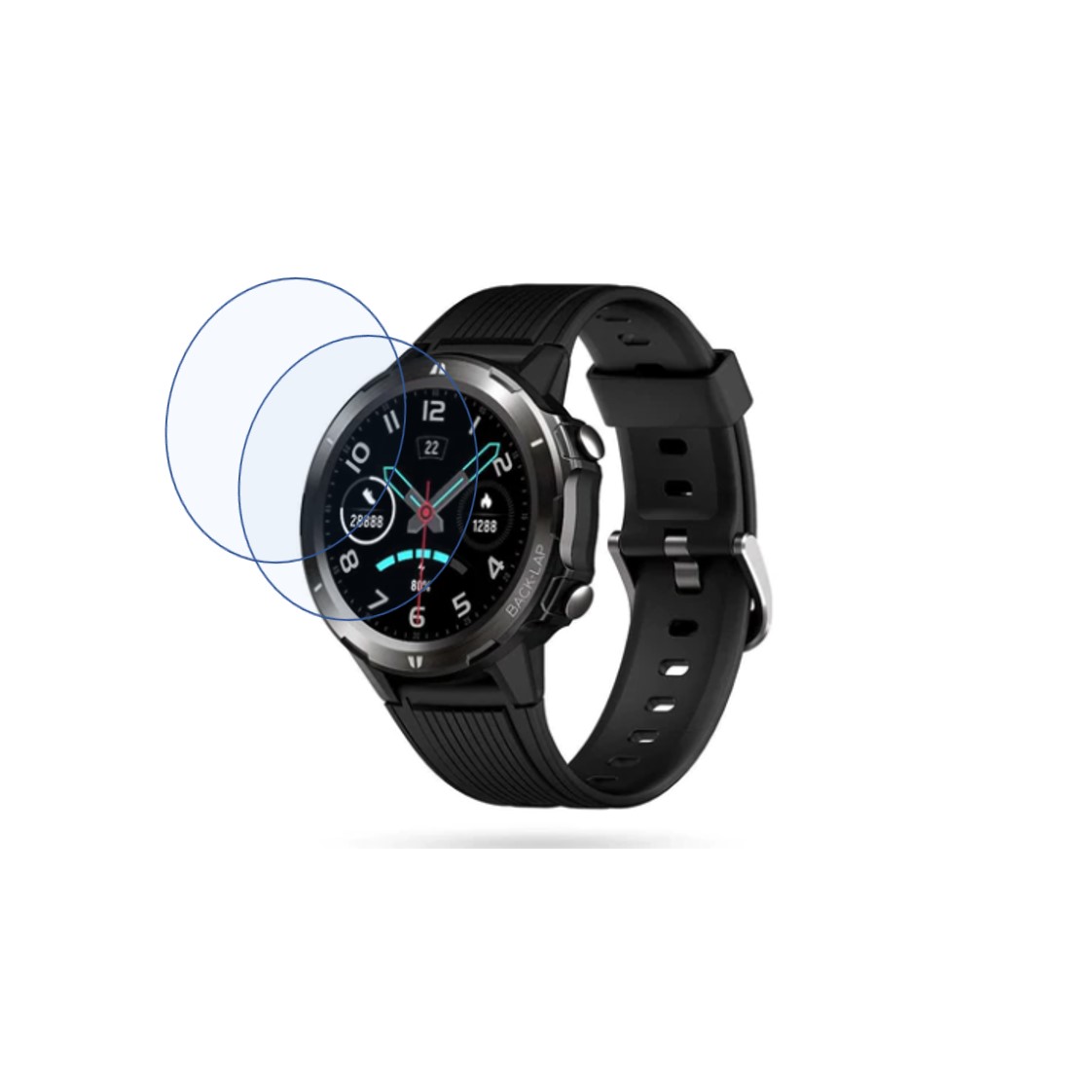 PORTRONICS KRONOS ALPHA Smartwatch Screen Protector 9H Protective Compatible Flexible