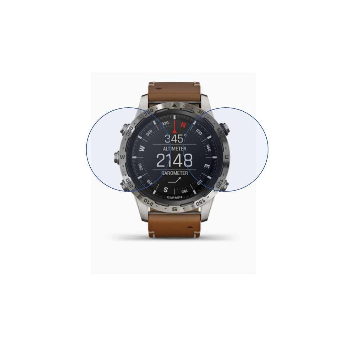MARQ Adventurer Smartwatch Screen Protector 9H Protective Compatible Flexible