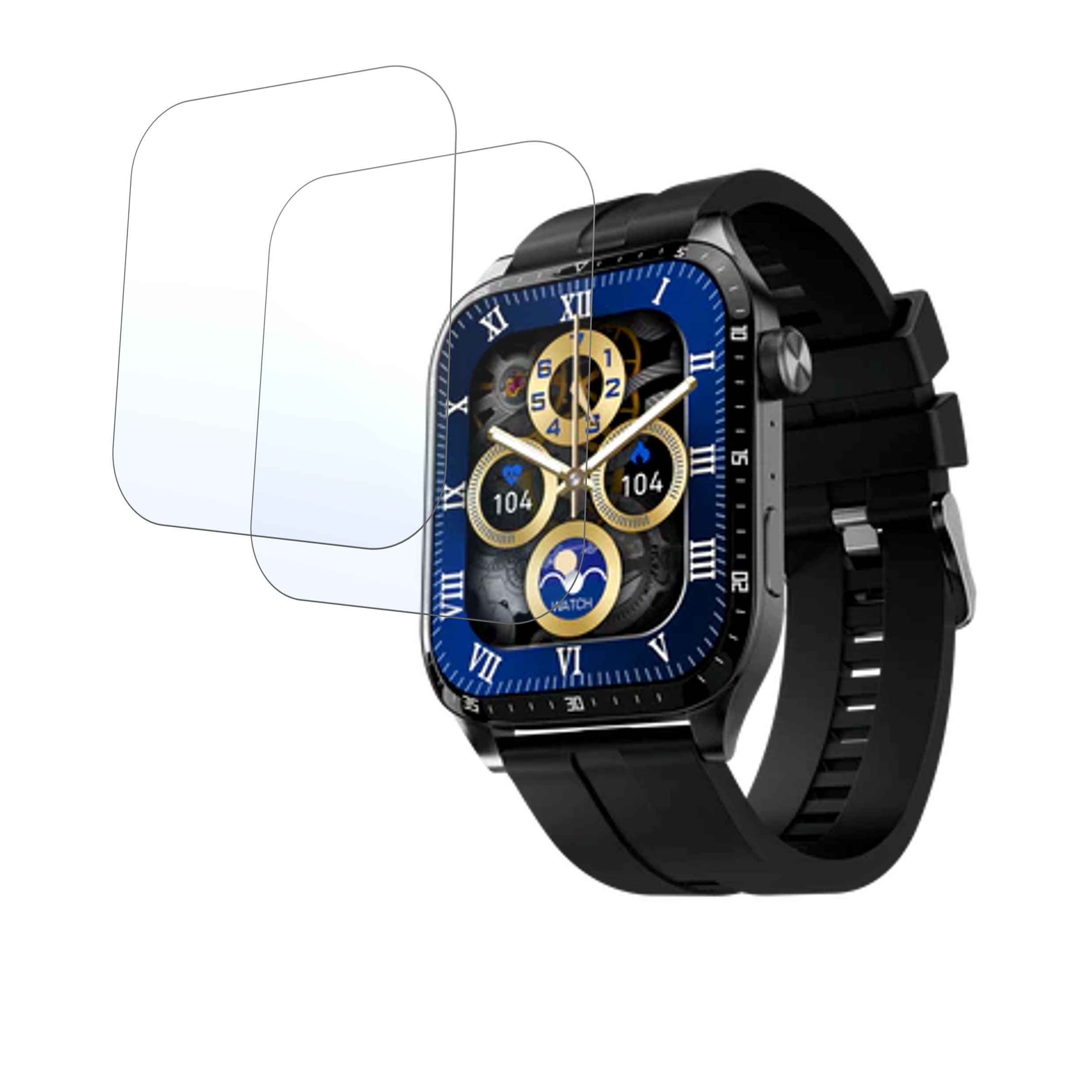 Fire Boltt Atlas Smartwatch Screen Protector 9H Protective Compatible Flexible