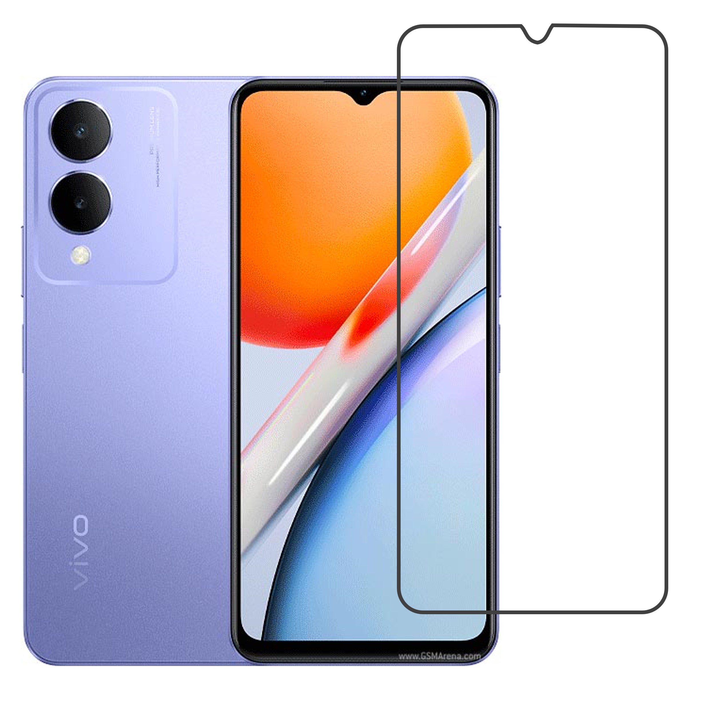  vivo Y36i Compatible Mobile Screen Protector 