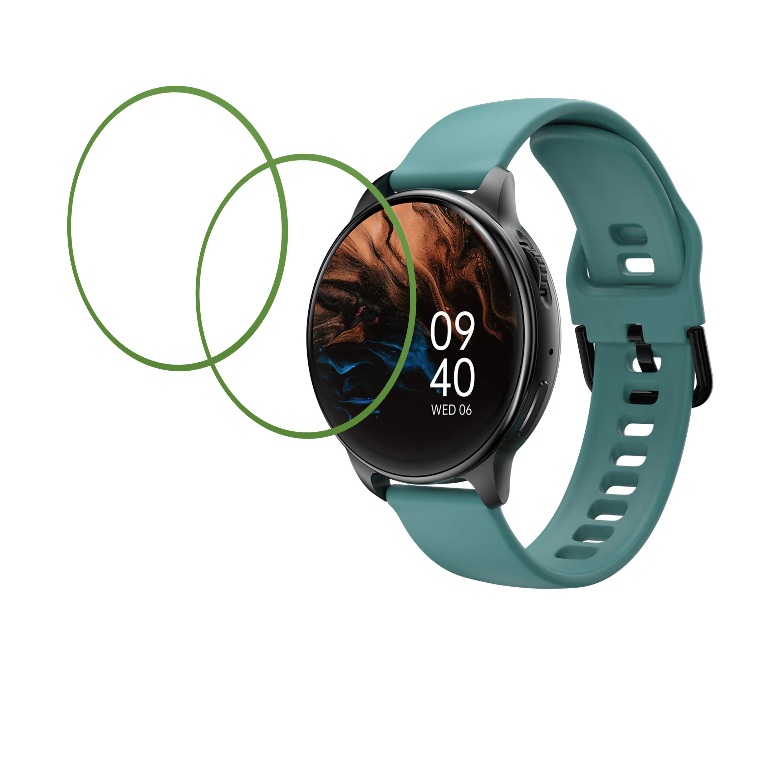 Molife Sense 520 Smartwatch Screen Protector 9H Protective Compatible Flexible