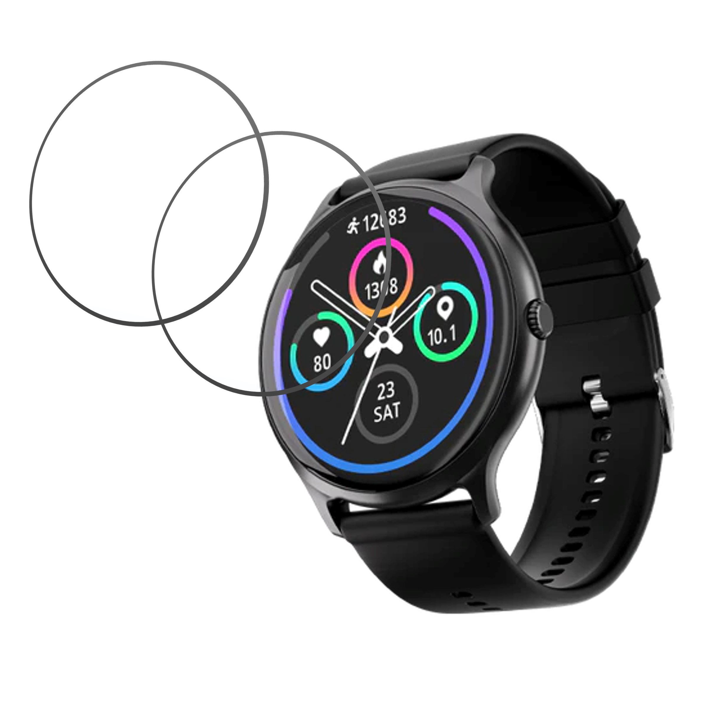 Fire Boltt Phoenix Pro Smartwatch Screen Protector 9H Protective Compatible Flexible
