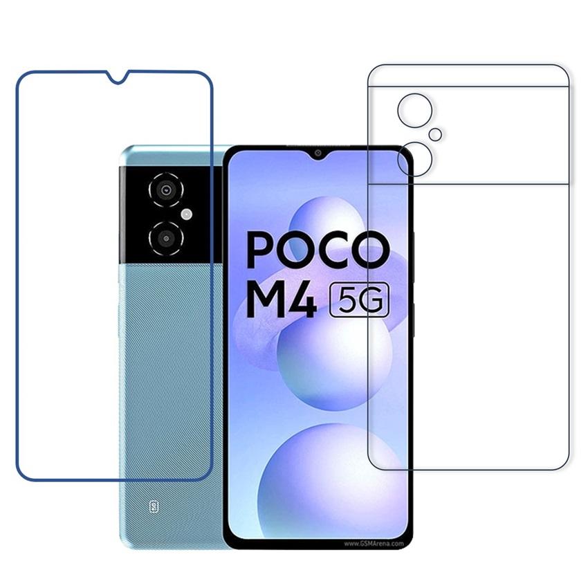 Xiaomi Poco M4 5G 9H Front & Back Flexible Compatible Mobile Screen Protector (Not a Tempered glass)