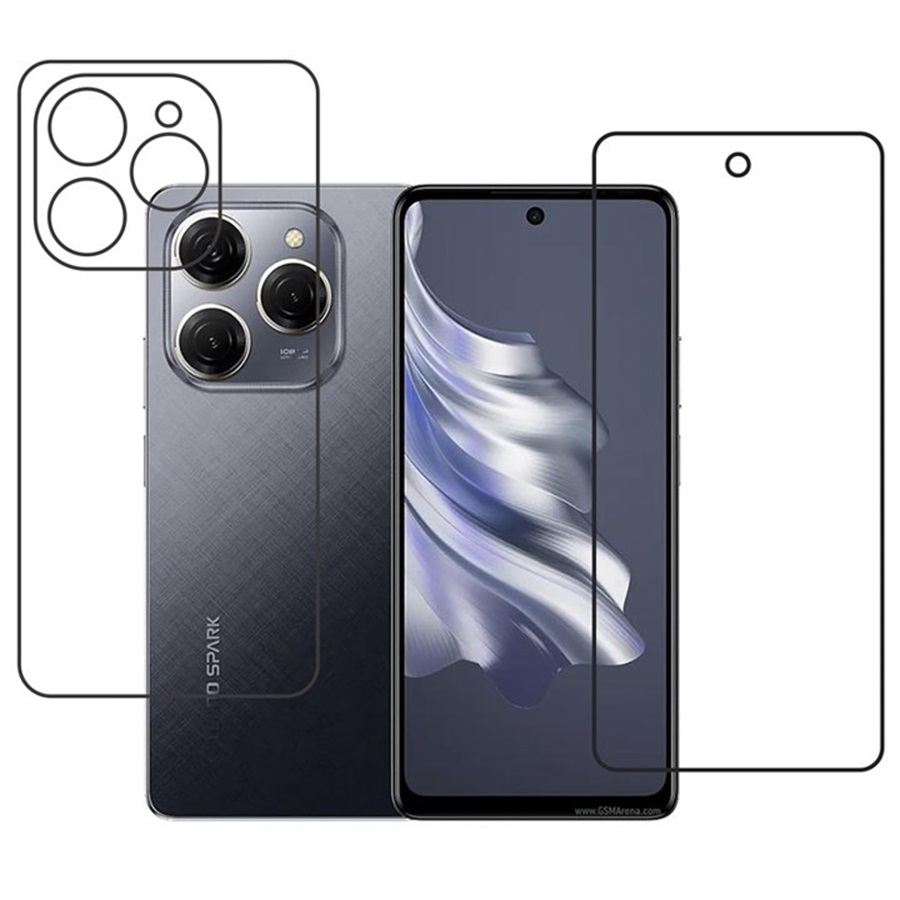 Tecno Spark 20 Pro Protective Compatible Mobile Screen Protector For (Not a Tempered glass)