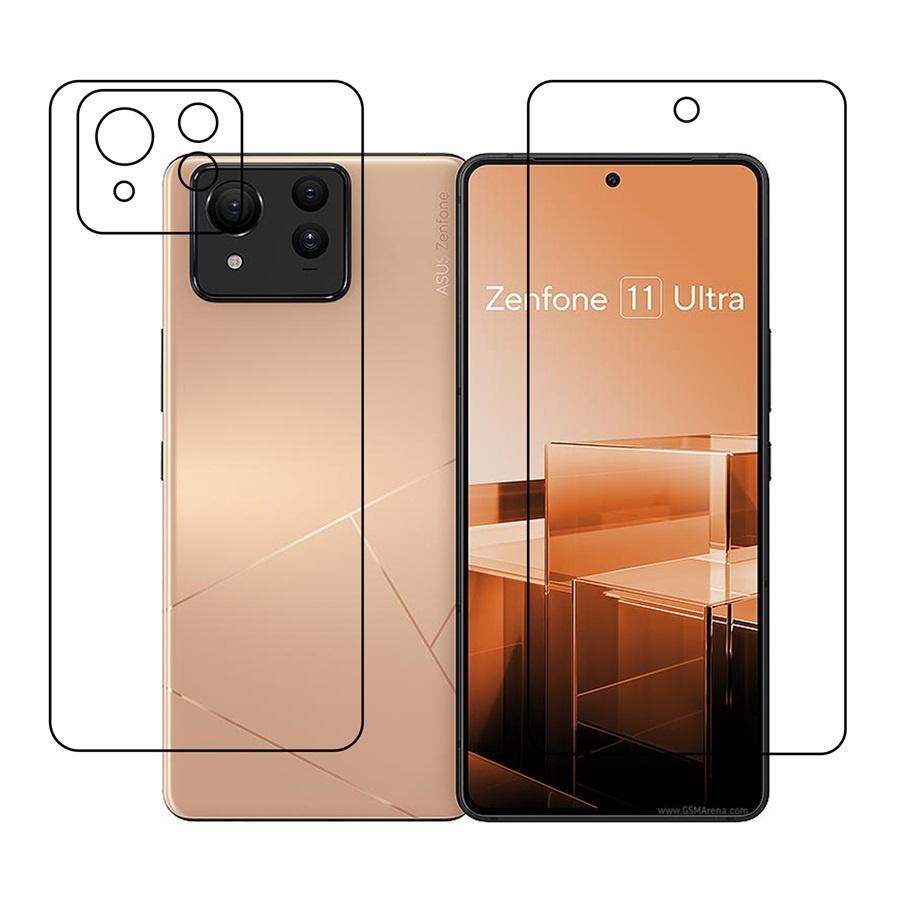Asus Zenfone 11 Ultra (Front & Back) 9H Protective Compatible Flexible Unbreakable Mobile Screen Protector