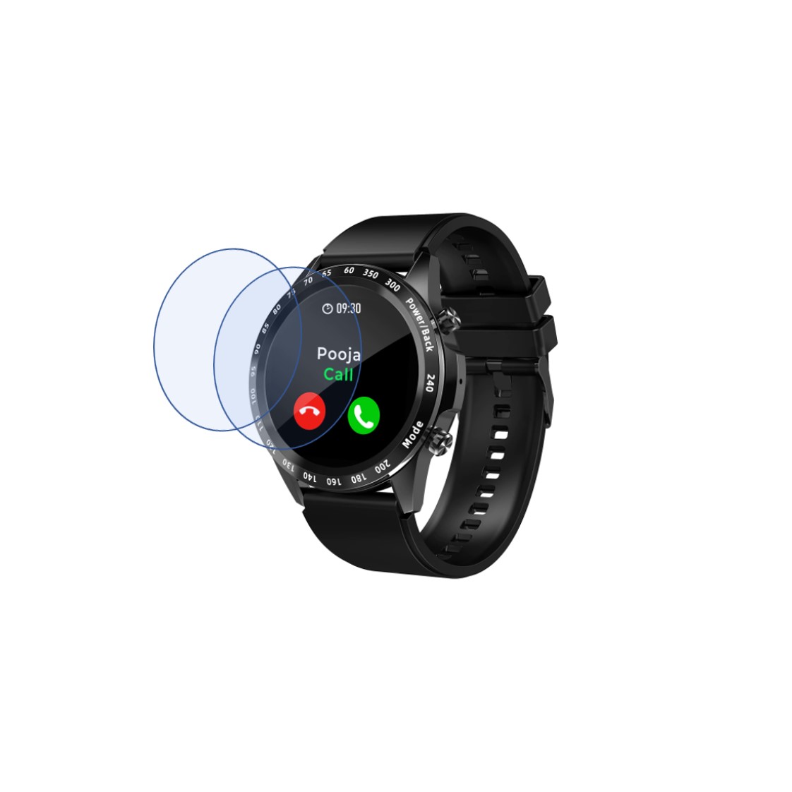 pTron Force X11s Smartwatch Screen Protector 9H Protective Compatible Flexible