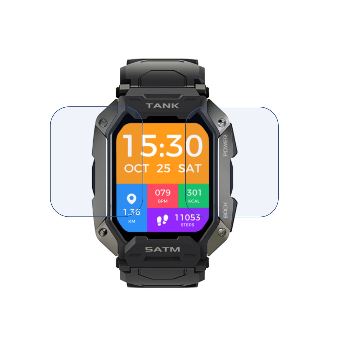 KOSPET TANK M1 Smartwatch Screen Protector 9H Protective Compatible Flexible