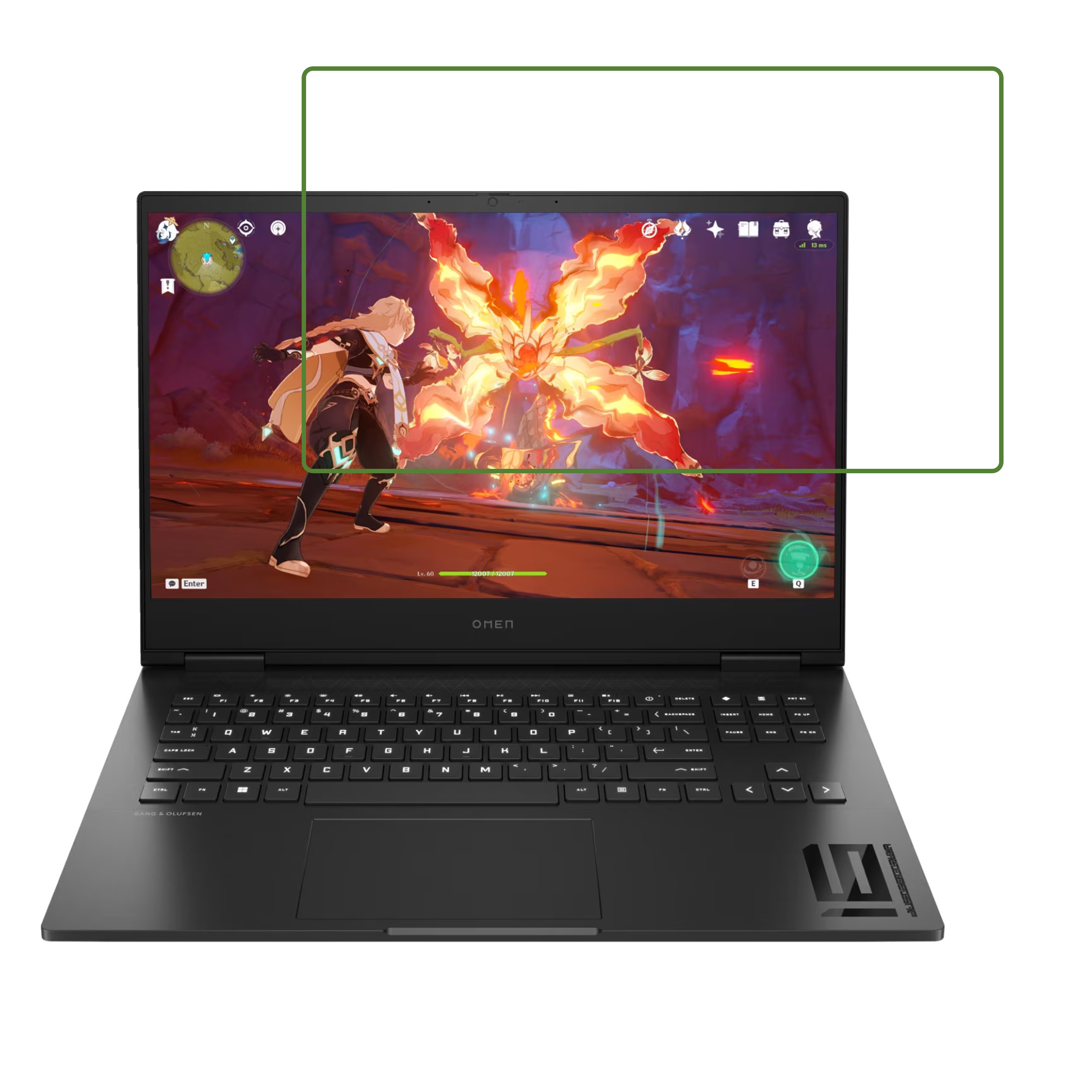 HP OMEN Gaming 16-xf0060AX  (40.6 Cm / 16.0 Inch) Laptop Screen protector 9H Flexible Unbreakable Scratch resistance