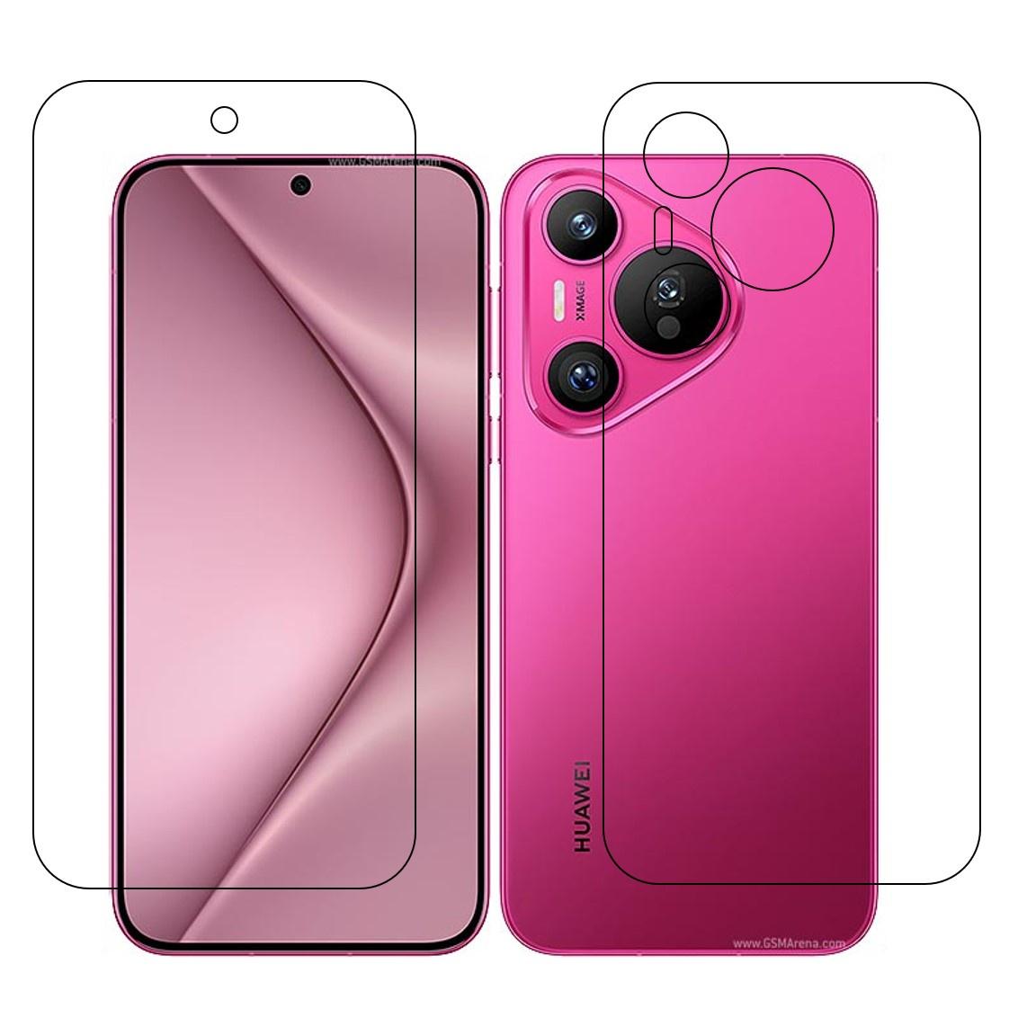 Huawei Pura 70 (Front & Back) 9H Protective Flexible Compatible Mobile Screen Protector