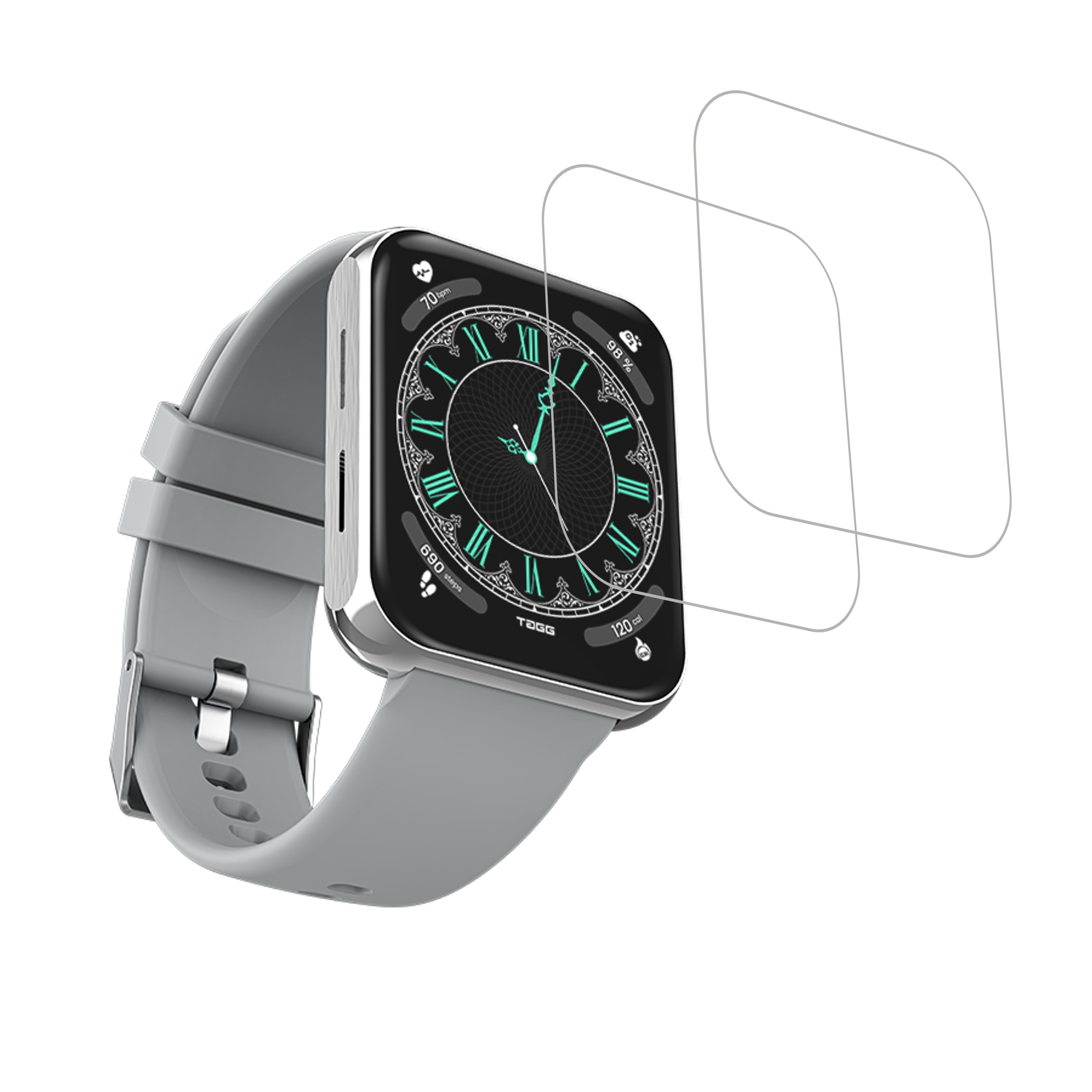 TAGG Verve Engage Crysta Smartwatch Screen Protector 9H Protective Compatible Flexible