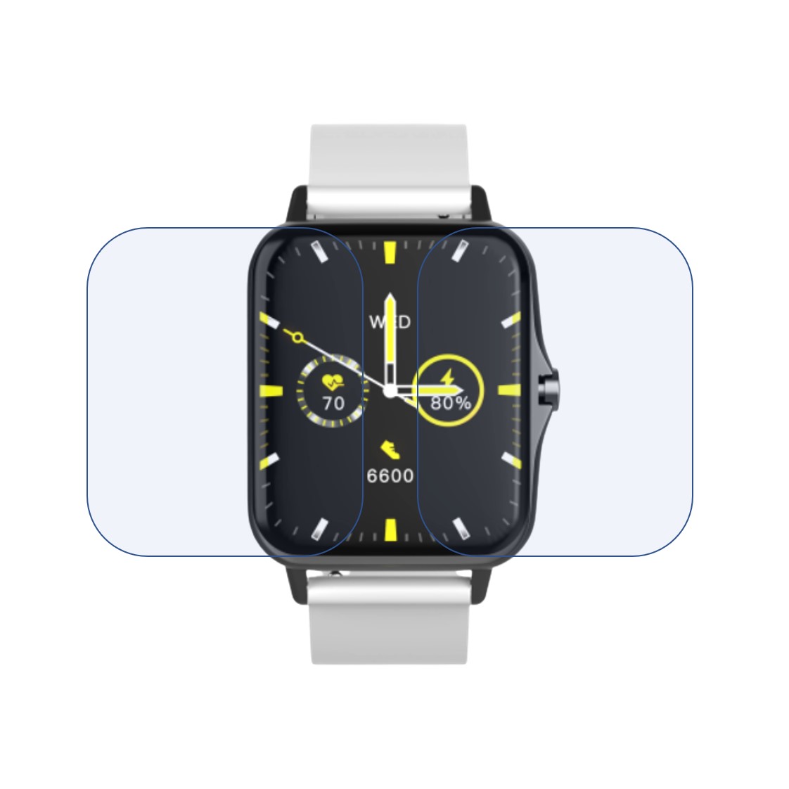 AQFIT W12 Smartwatch Screen Protector 9H Protective Compatible Flexible