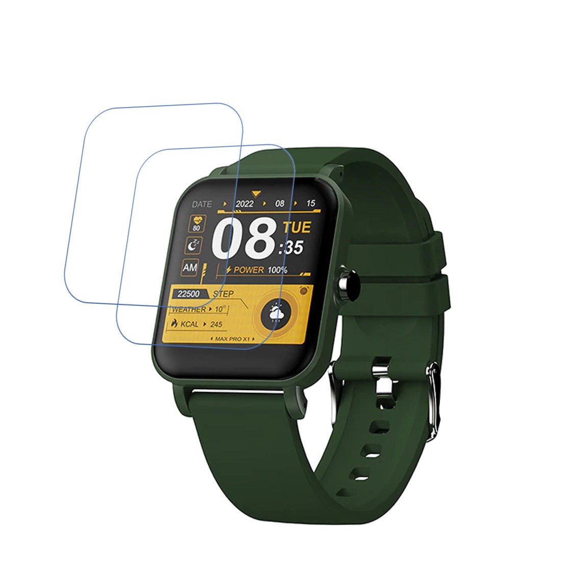 Maxima Max Pro X1 Smartwatch Screen Protector 9H Protective Compatible Flexible