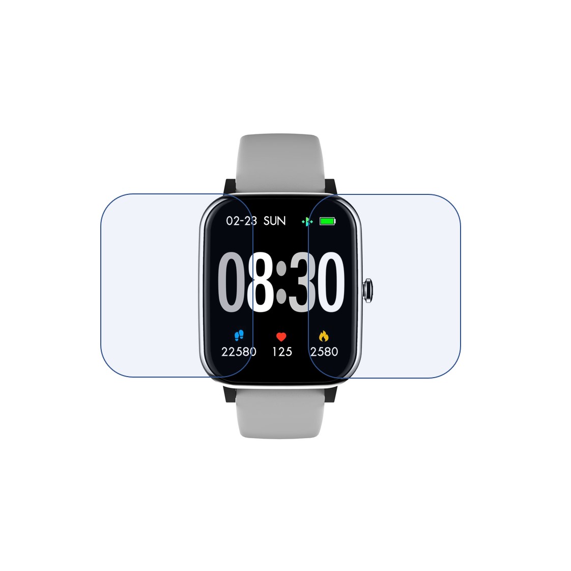 TimexFit 2.0 Square Calling Smartwatch Screen Protector 9H Protective Compatible Flexible