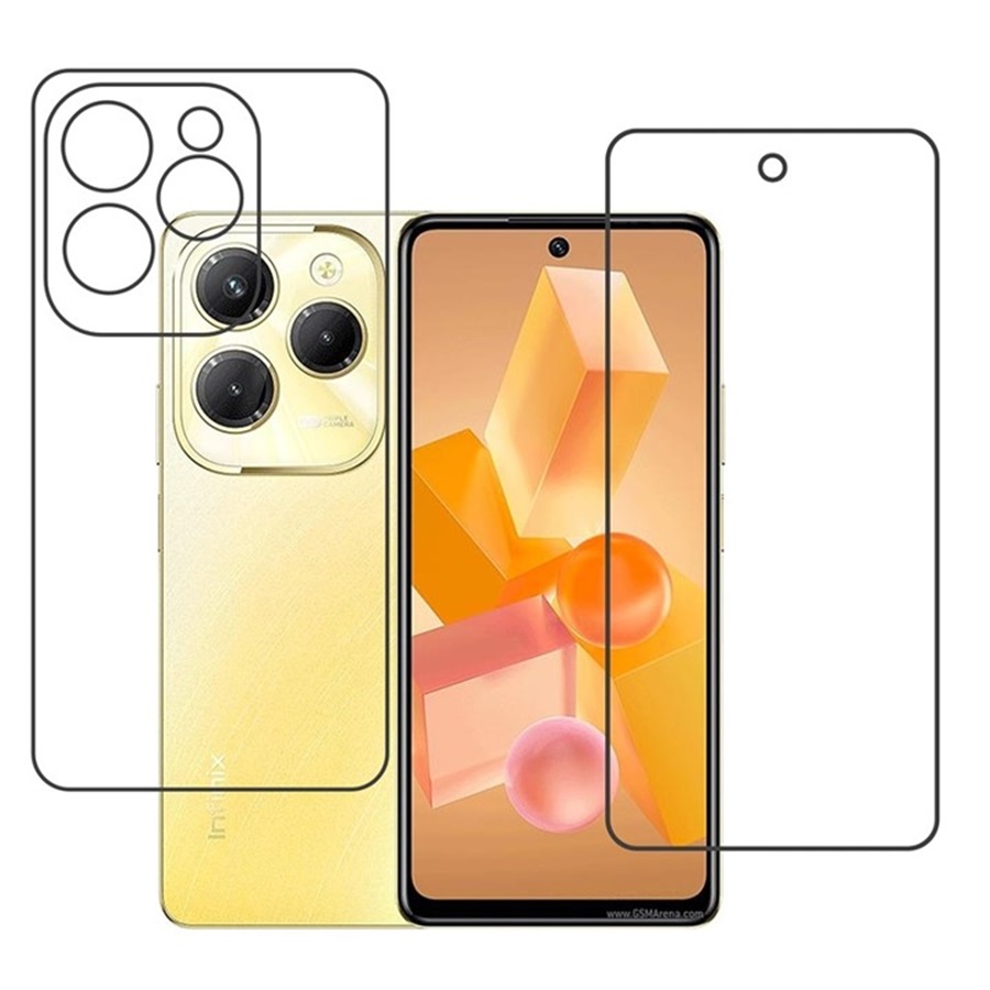 Infinix Hot 40 Pro Protective Compatible Mobile Screen Protector For (Not a Tempered glass)