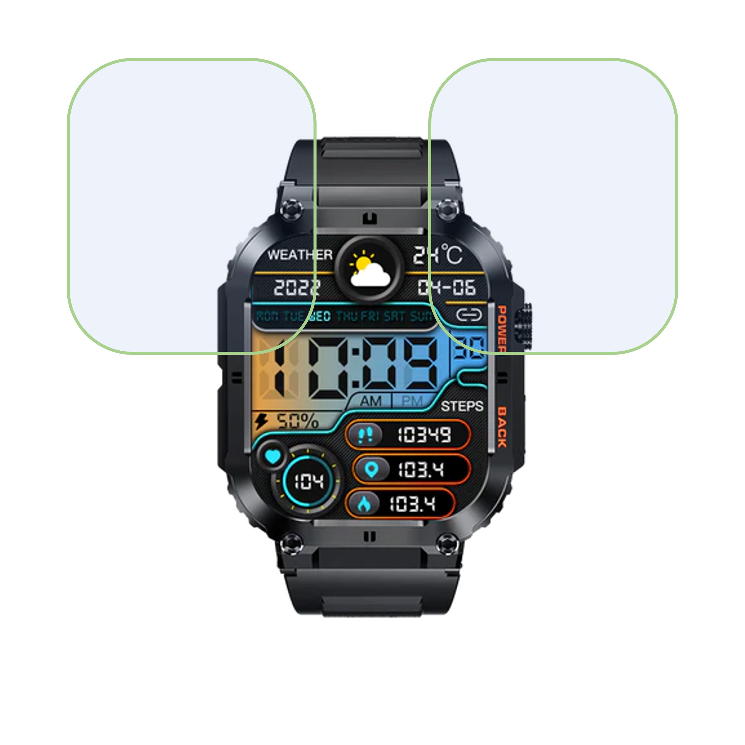 URBAN Nexus Ultra Smartwatch Screen Protector 9H Protective Compatible Flexible