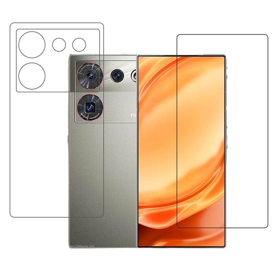 ZTE nubia Z50 Ultra 9H Protective Compatible Mobile Screen Protector For Front & Back (Not a Tempered glass)