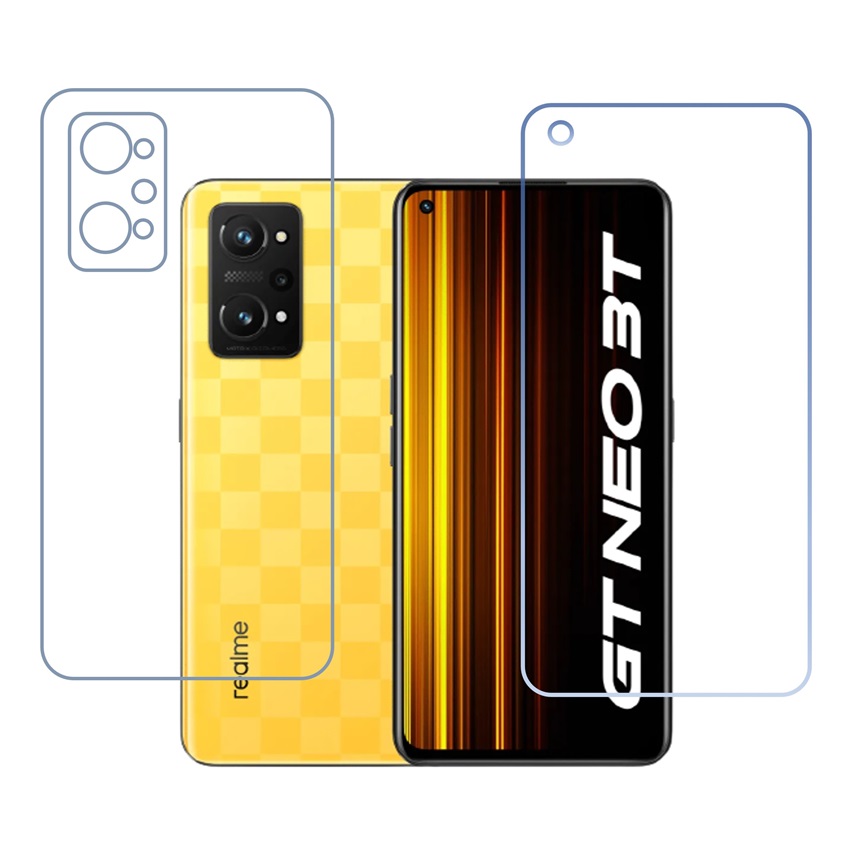 Realme GT NEO 3T 80W 9H Protective Compatible Mobile Screen Protector For Front & Back (Not a Tempered glass)