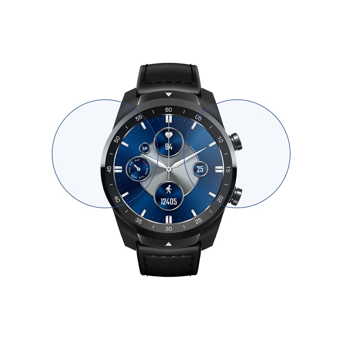TicWatch Pro S Smartwatch Screen Protector 9H Protective Compatible Flexible