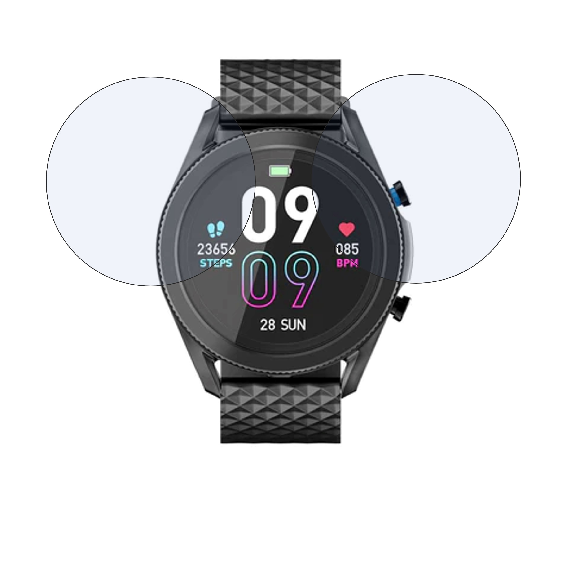 FitRist Active Smart Watch Smartwatch Screen Protector 9H Protective Compatible Flexible