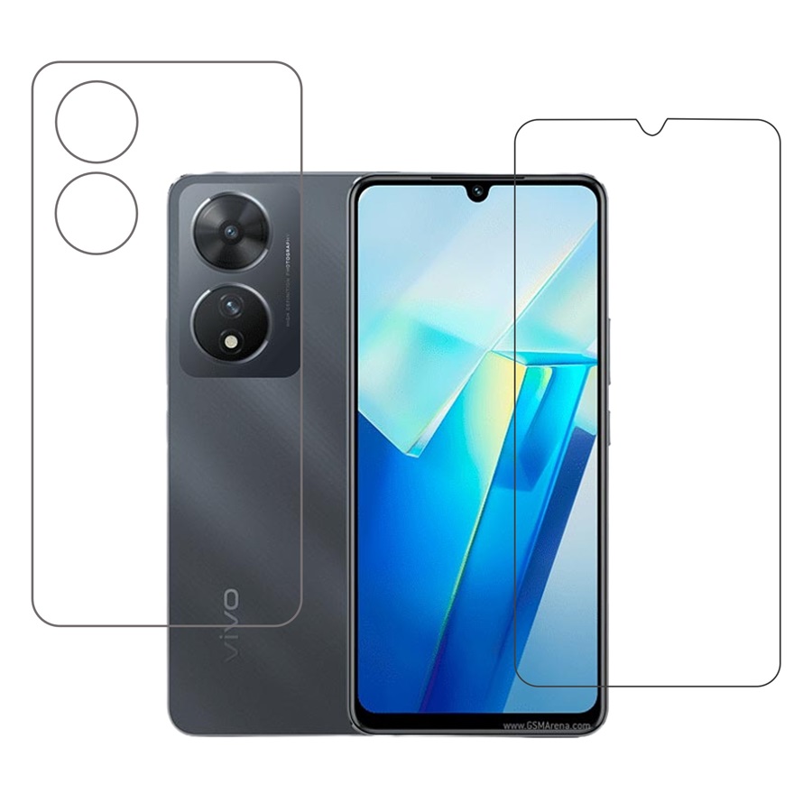 vivo T2 (India) 9H Protective Compatible Mobile Screen Protector For Front & Back (Not a Tempered glass)