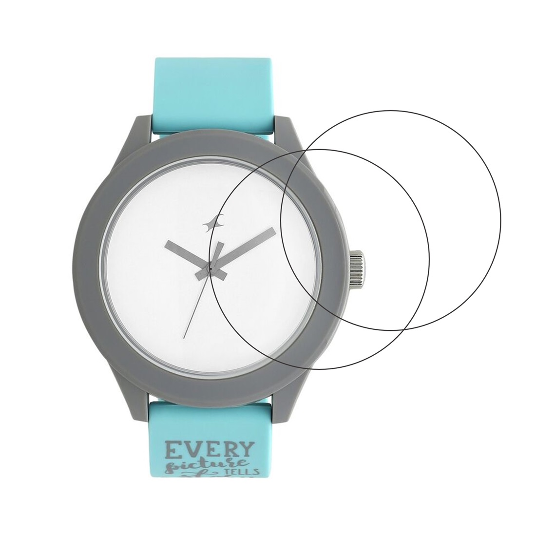 Fastrack Road Trip Quartz Analog Watch Color Compatible Smartwatch Screen Protector (Pack of 02)