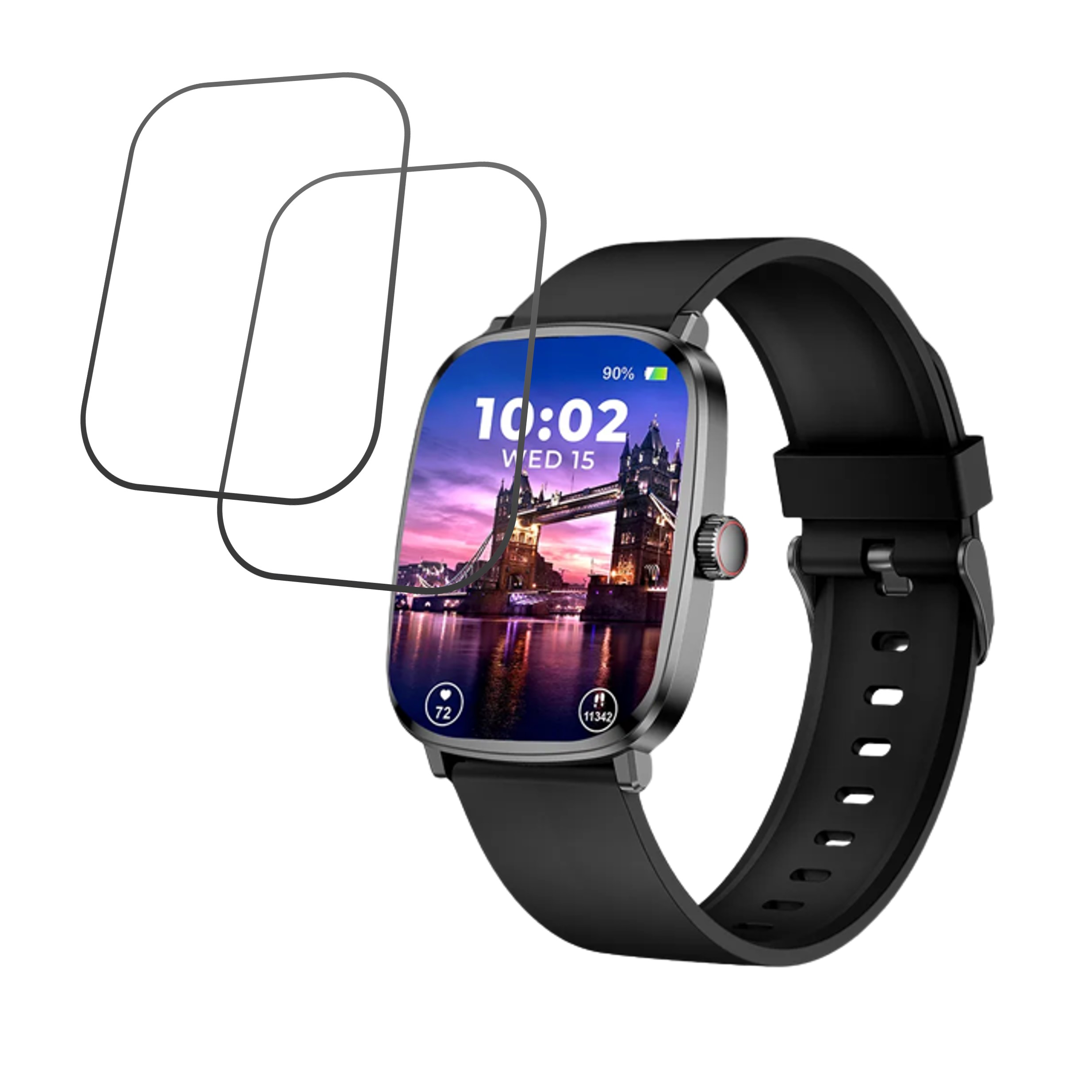 beatXp Unbound Era Smartwatch Smartwatch Screen Protector 9H Protective Compatible Flexible