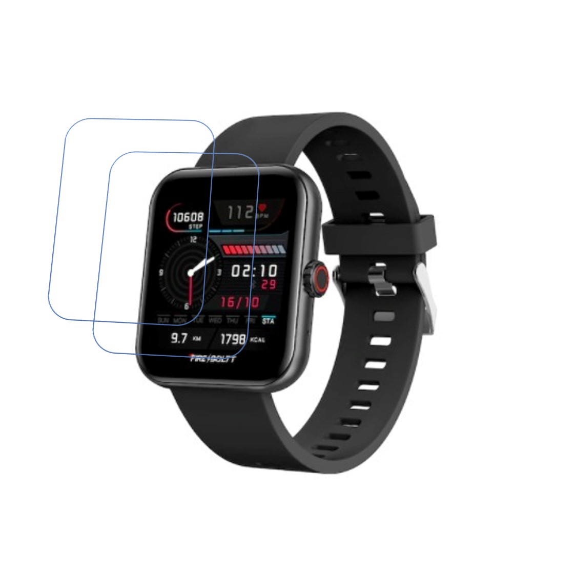 Fire-Boltt AI Smartwatch Screen Protector 9H Protective Compatible Flexible